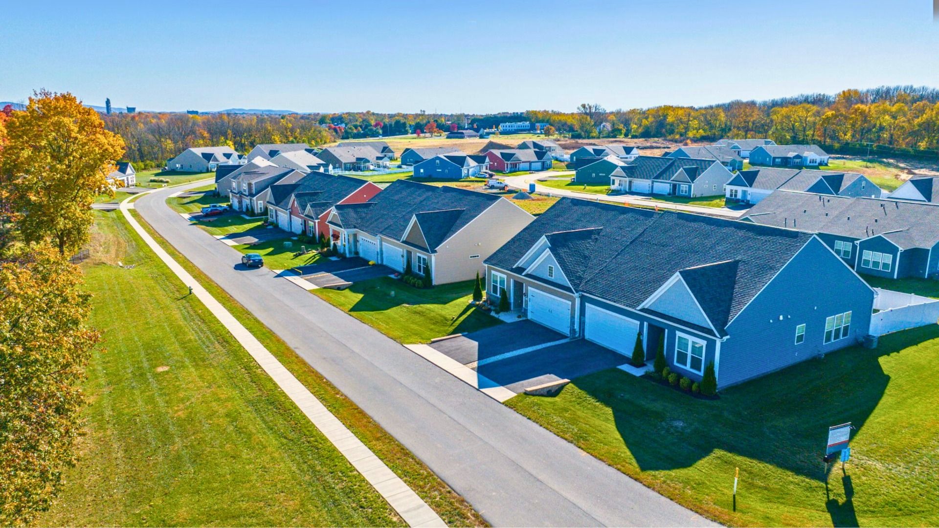 Cosmos Street in the Rosehill Manor community, showcasing a charming and inviting neighborhood.