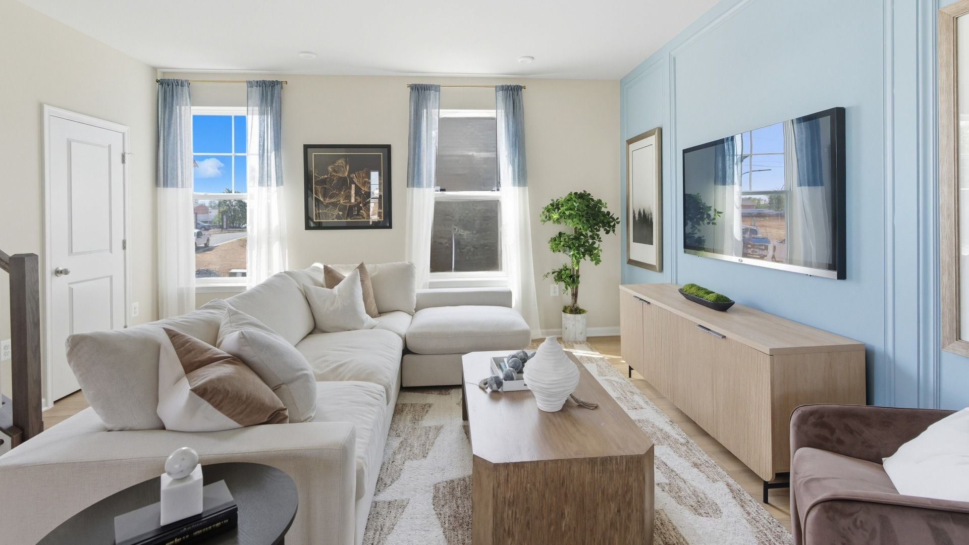 Bedford II Living Room and Powder Room