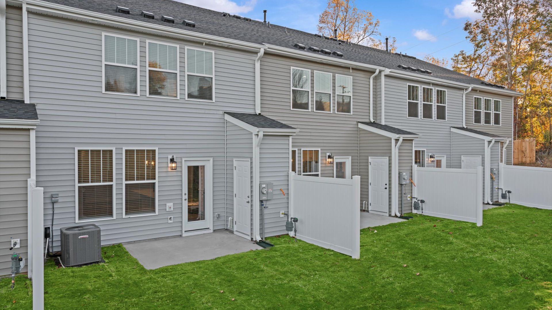 Highly functional backyard area that adds memorable living space to this elegant townhome at El Dorado
