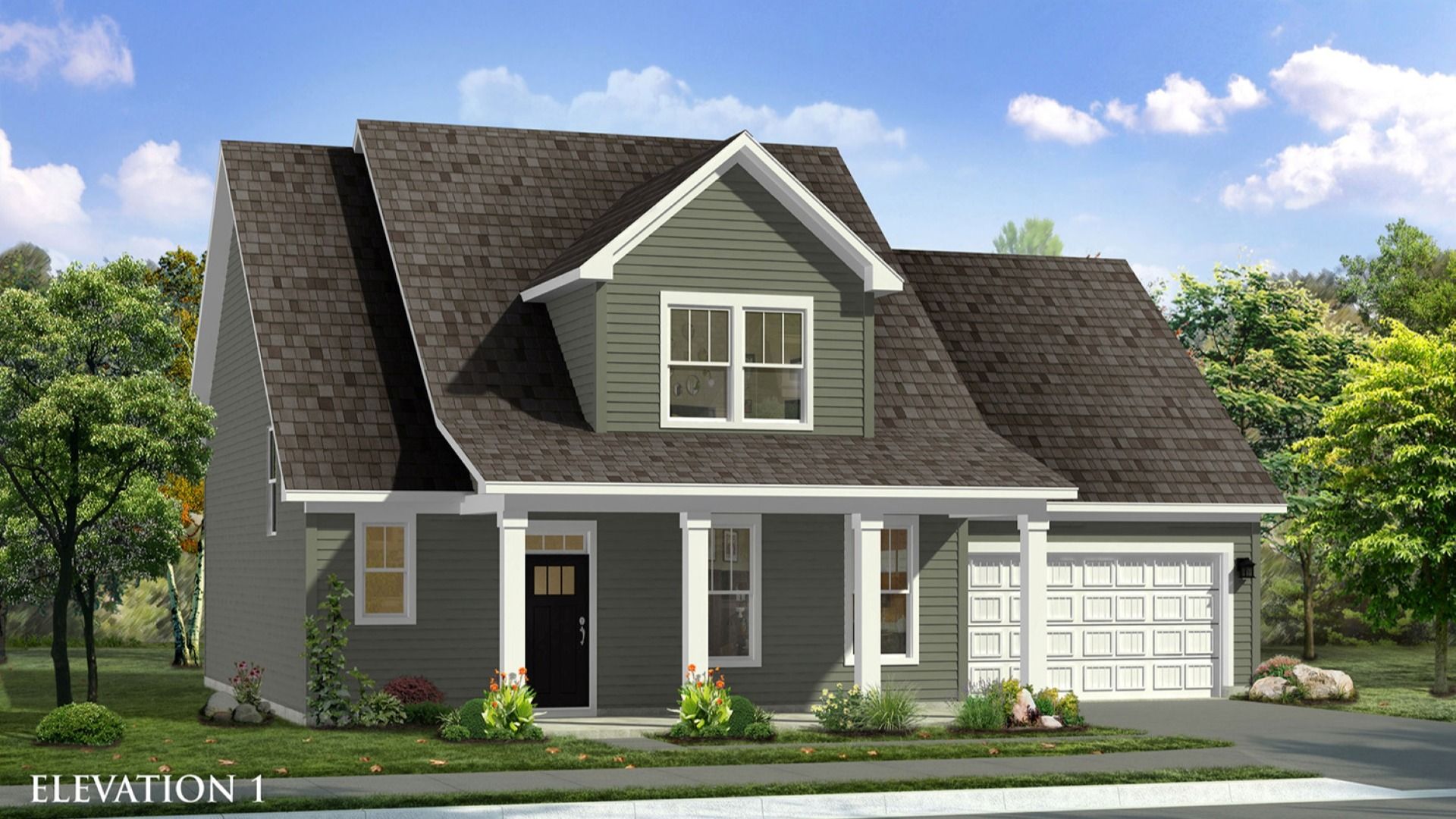 Elevation 1 of The Sutherland Design by DRB Homes