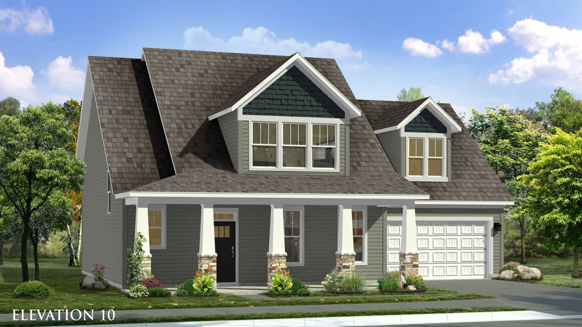 Elevation 10 of The Sutherland Design by DRB Homes
