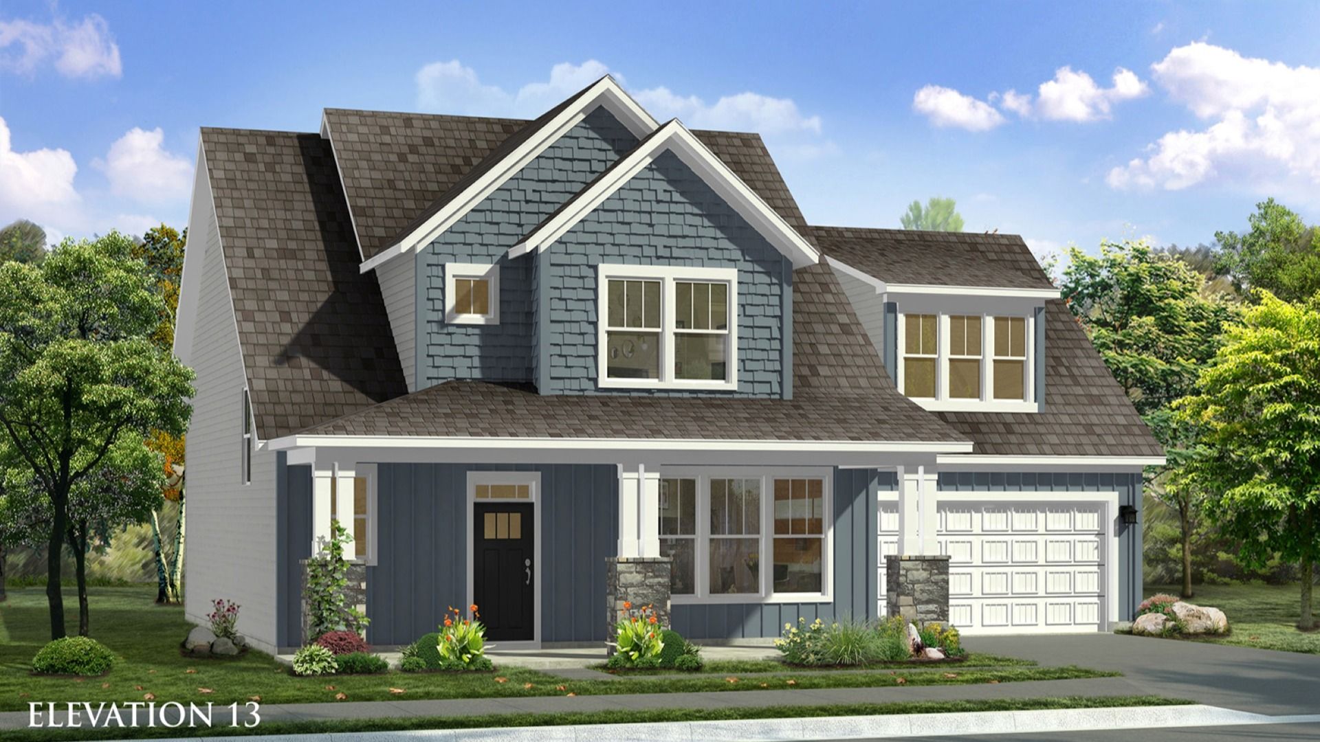 Elevation 13 of The Sutherland Design by DRB Homes