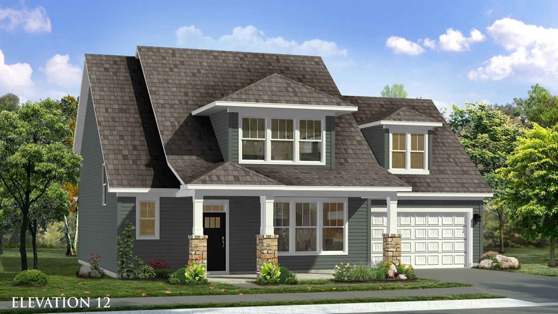 Elevation 12 of The Sutherland Design by DRB Homes