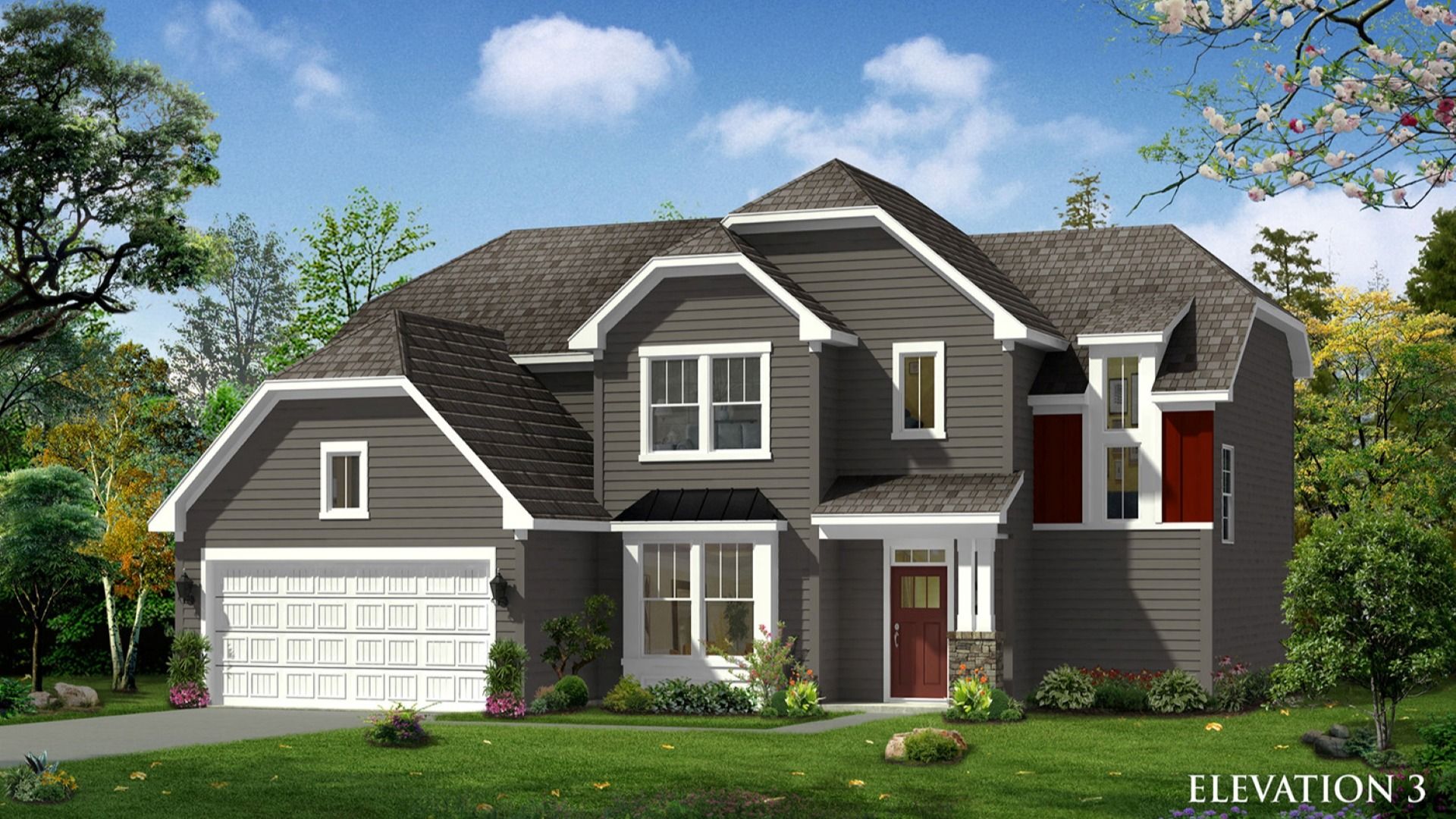 Arlington - Finished Basement floor plan