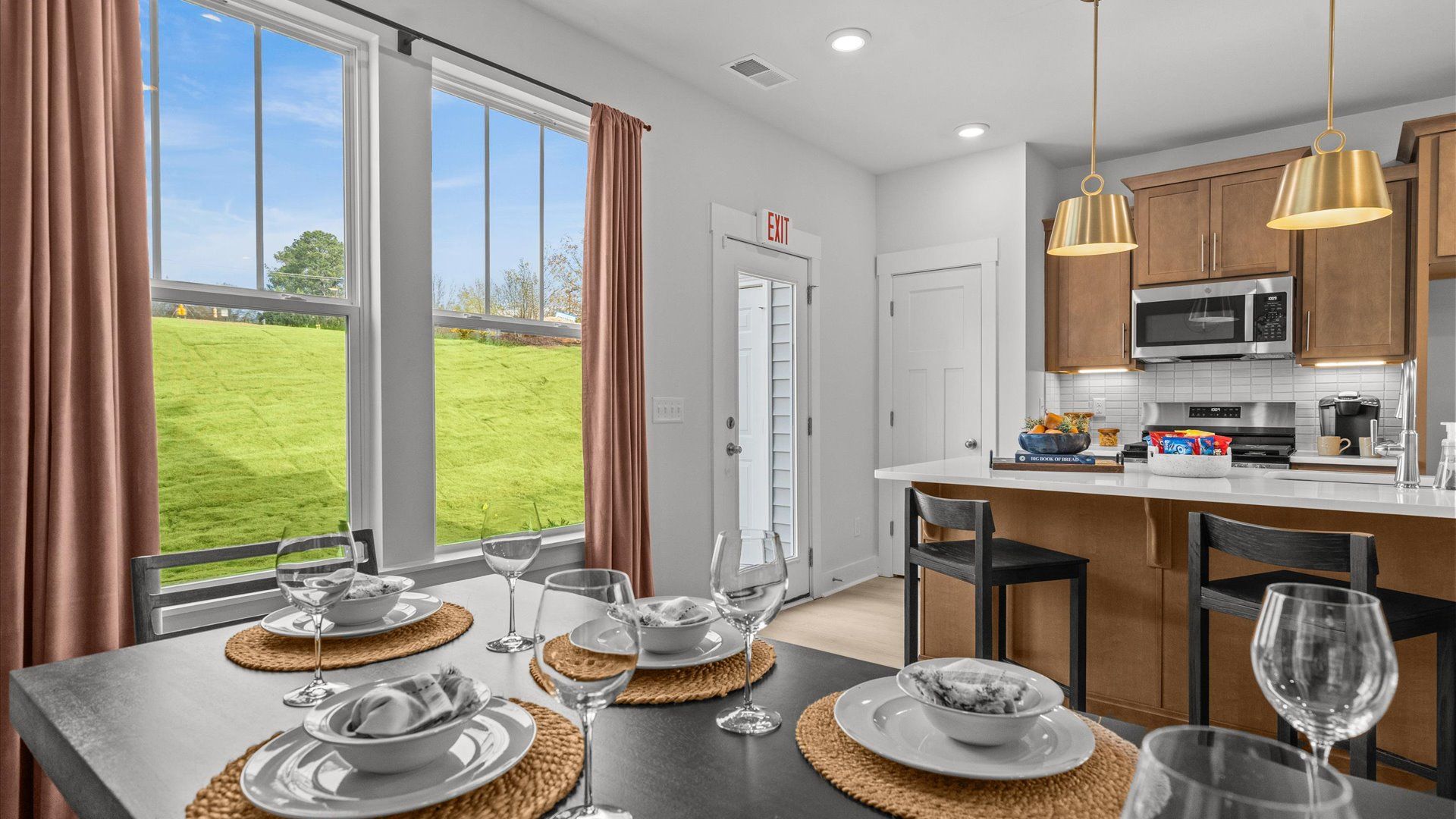 Notable dining area with high standards and elegant millwork in this accomplished home at El Dorado
