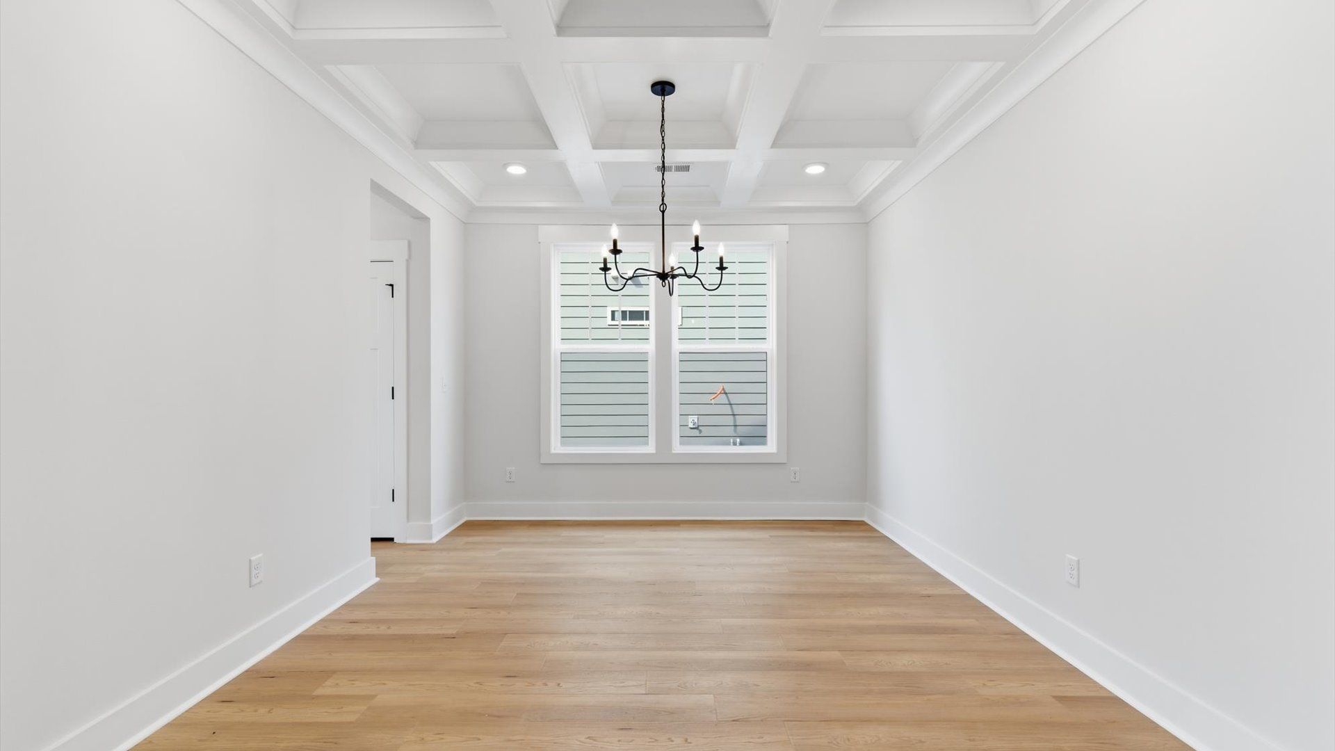 Functional and stylish dining room in our highly sought-after Pelham Crossing community