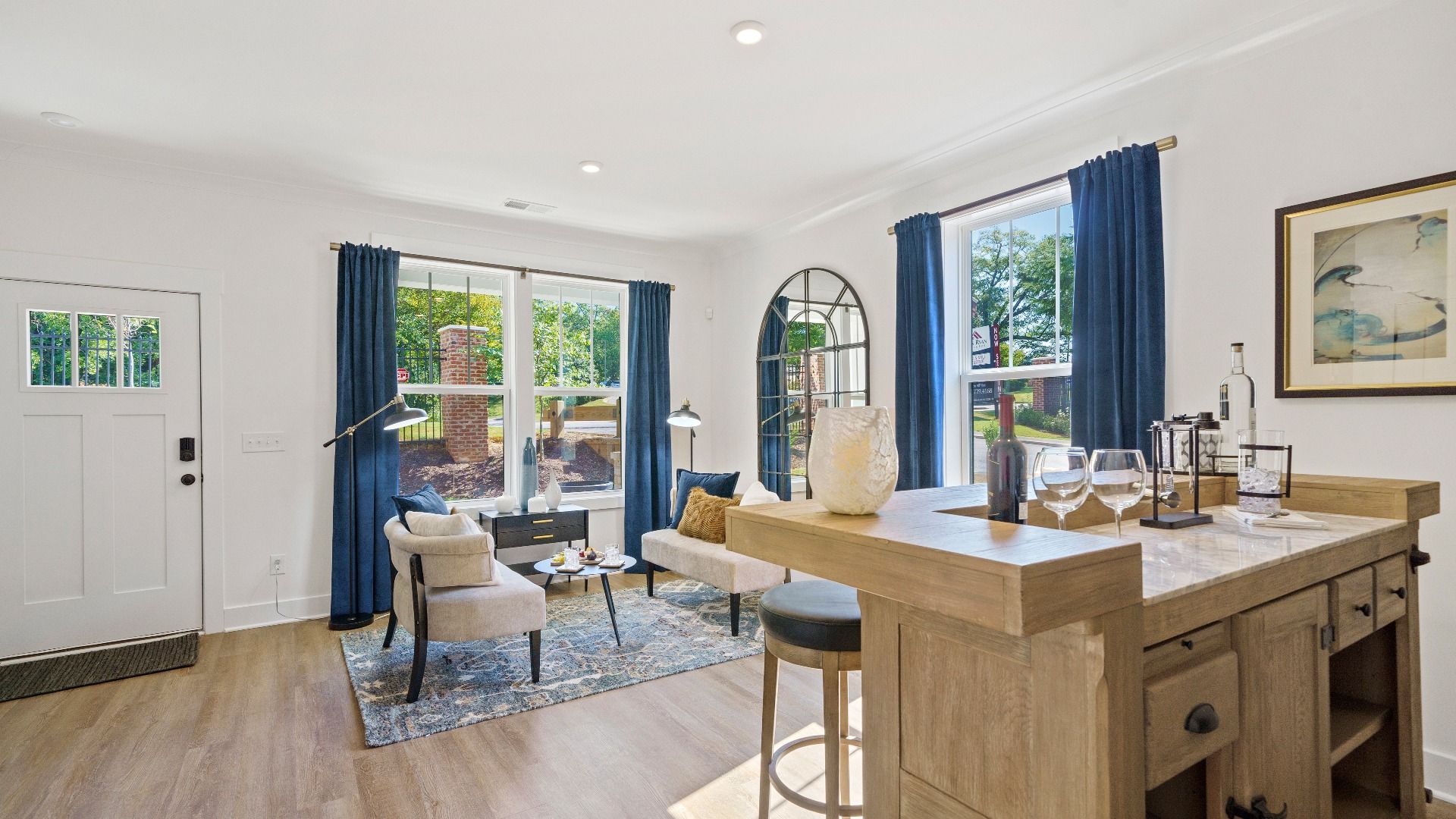 First-rate living space with tasteful hardwood floors and a functional open-concept design located in Greenville, SC