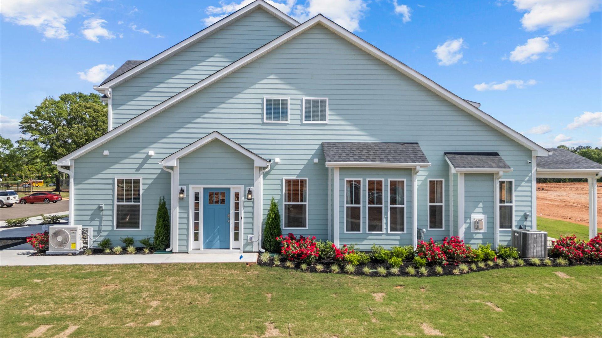 Desirable location and established charm in this superior two-story villa community near Downtown Greenville