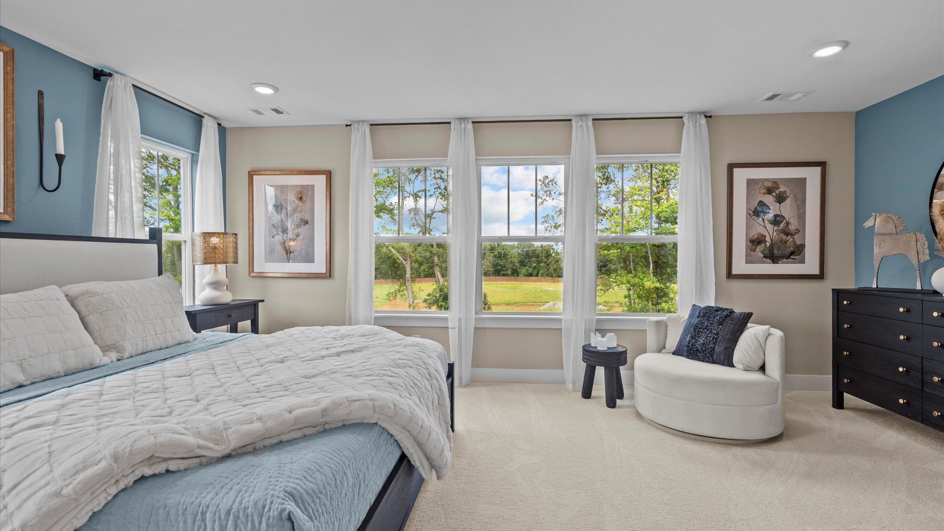 Accomplished design meets restful elegance in this exclusive primary suite by DRB Homes