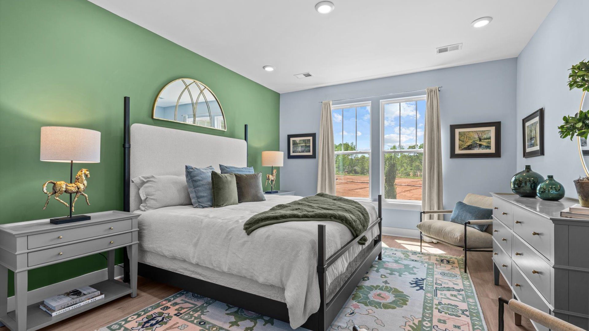 Accomplished design meets restful elegance in this exclusive primary suite by DRB Homes