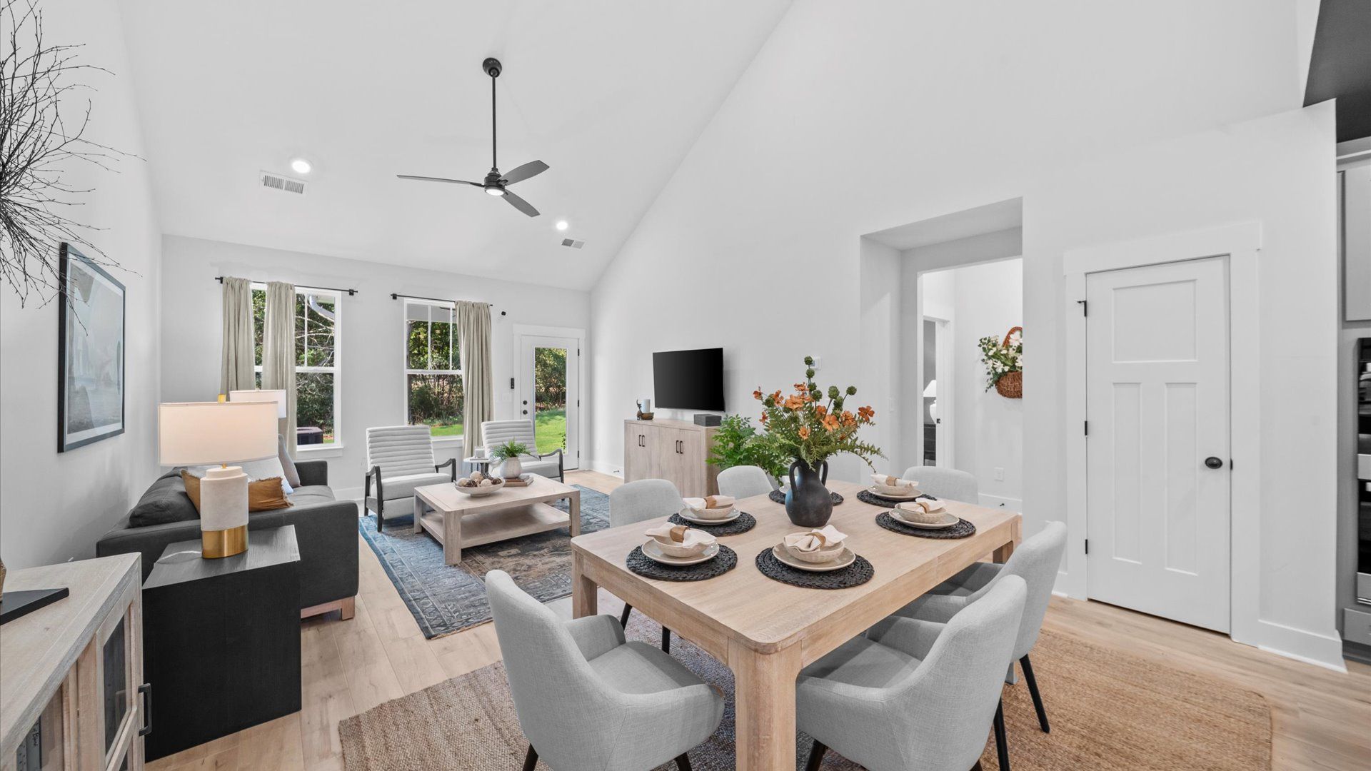 Desirable dining area with accomplished details in a reputable DRB Homes community