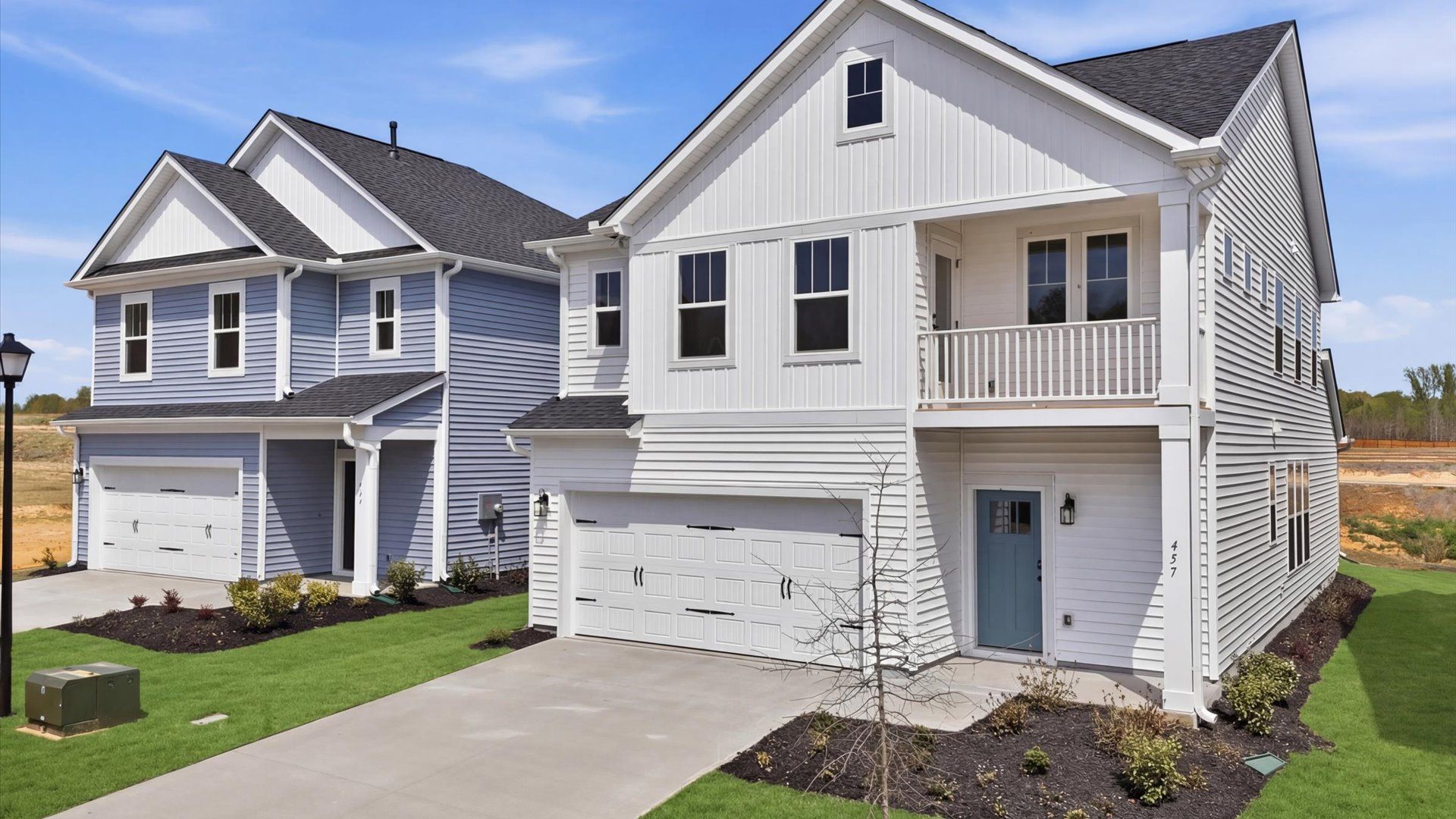 Refined exterior design with balanced architectural detail in this distinguished two-story home in Woodruff, SC