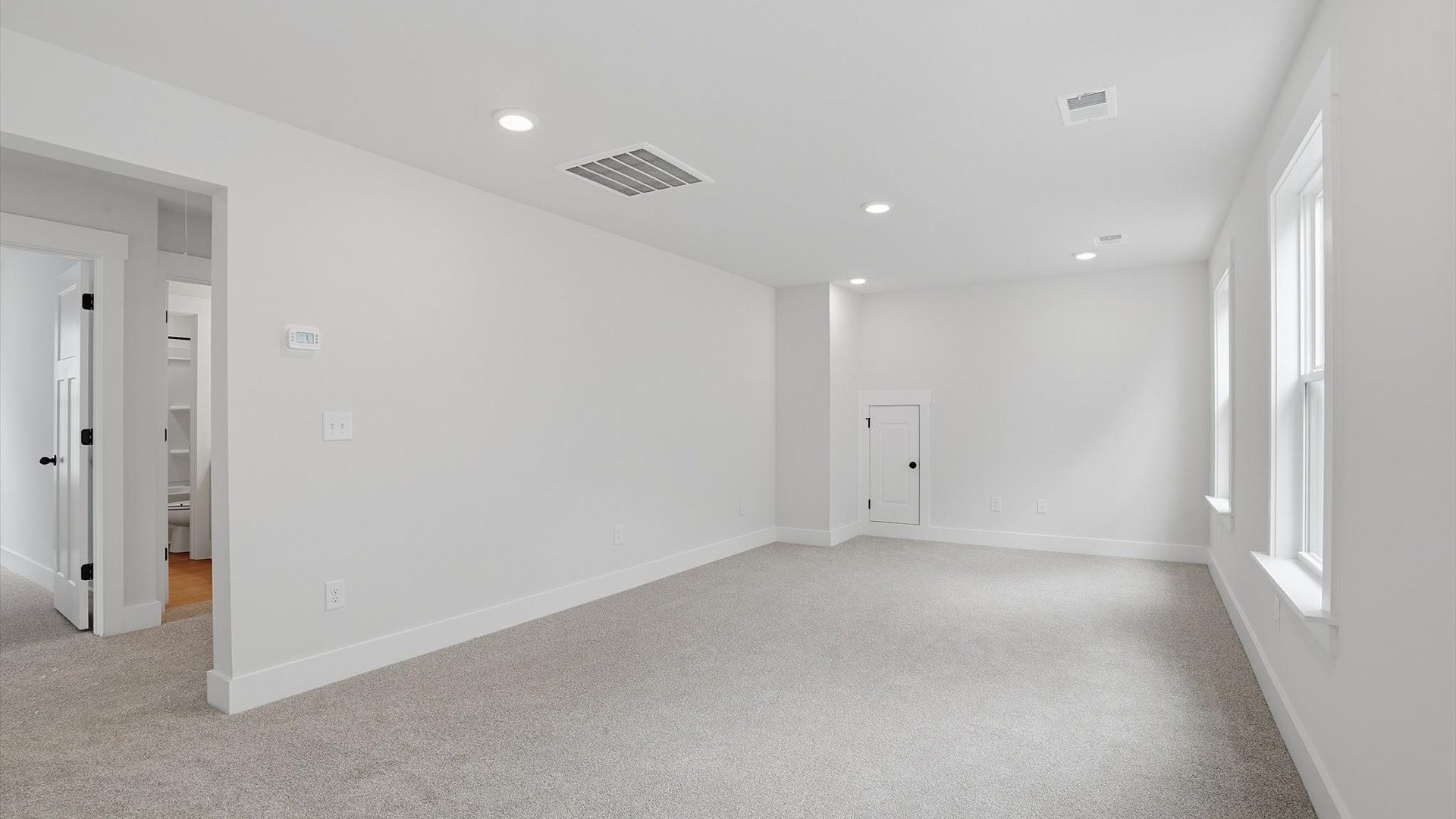 Superior loft space with soft carpet, ideal for work, relaxation, or entertainment located in Woodruff, SC