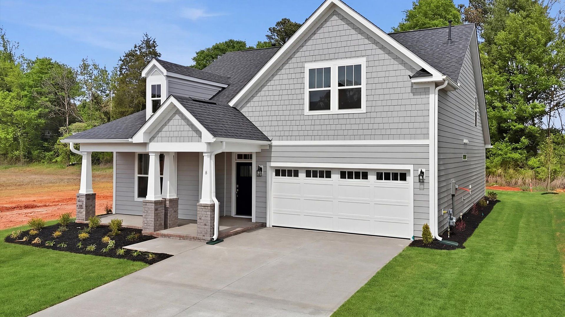Memorable first impression with elegant exterior design and exceptional materials located in Greenville, SC