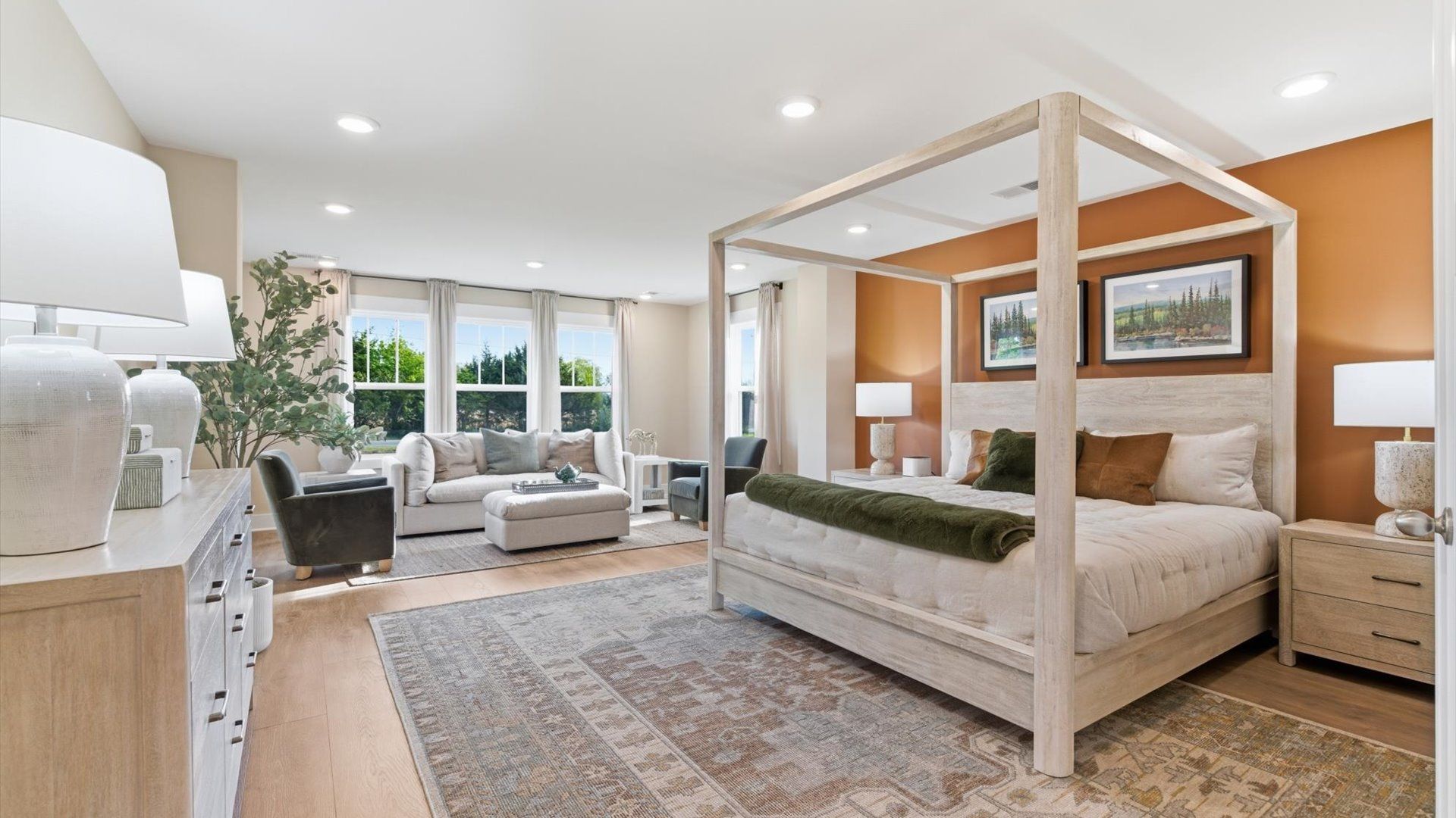 Desirable primary suite layout with spacious en suite bath in a proven, established community