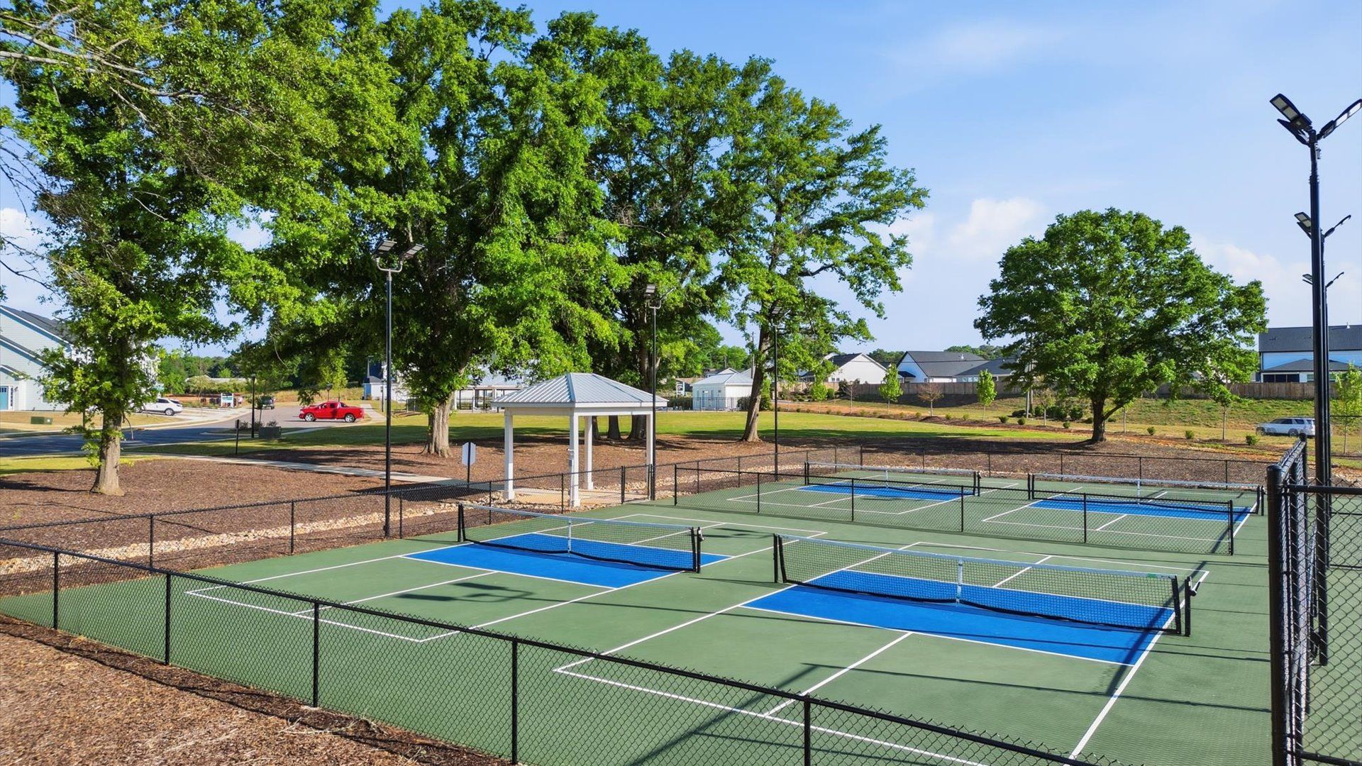 Creeks at Midway by DRB Homes Amenities Center with pickleball courts in Anderson, SC