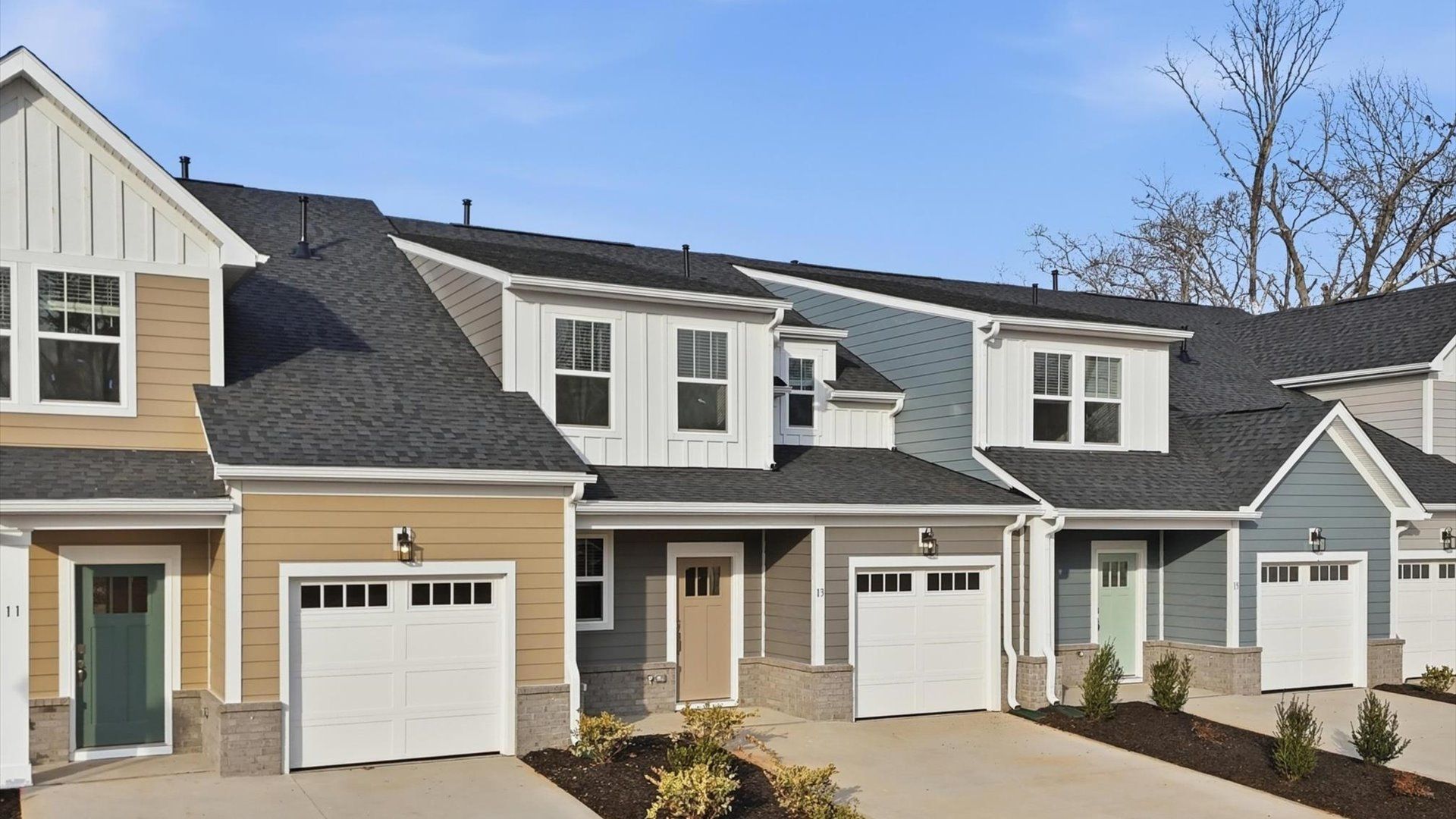 First-rate curb appeal with clean lines and a welcoming front entry