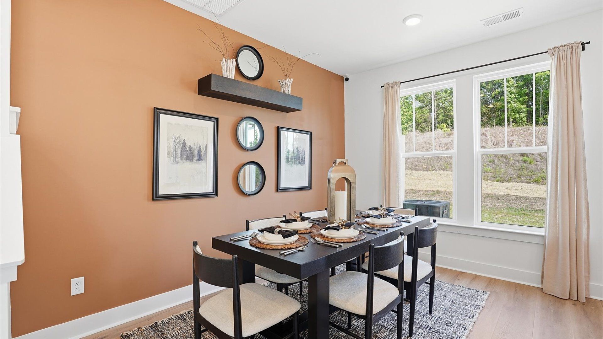 A sunlit breakfast area that adds brightness to your daily routine while creating a cheerful place to gather