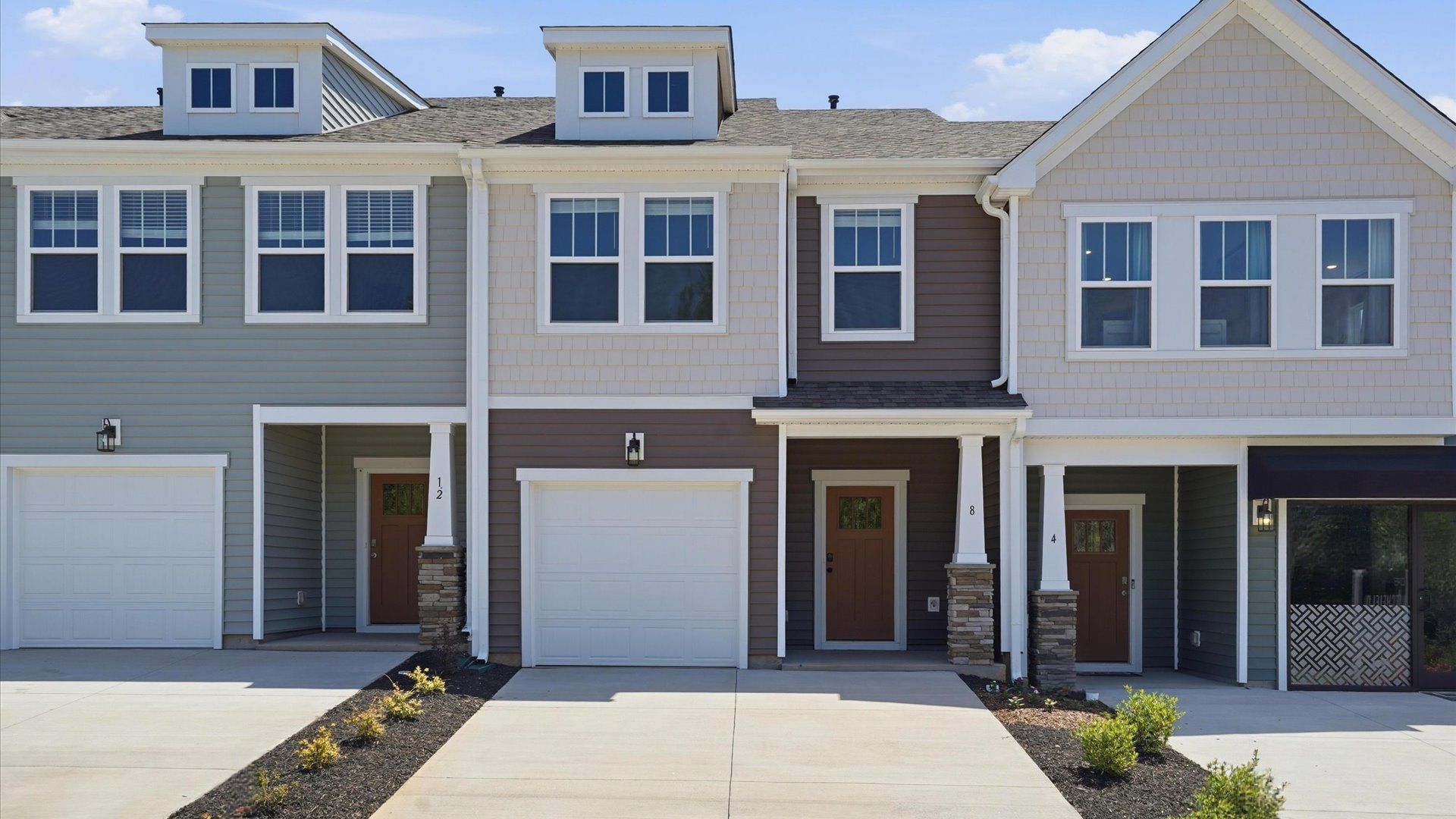 Functional design and eye-catching details in these accomplished villas at Marion Square