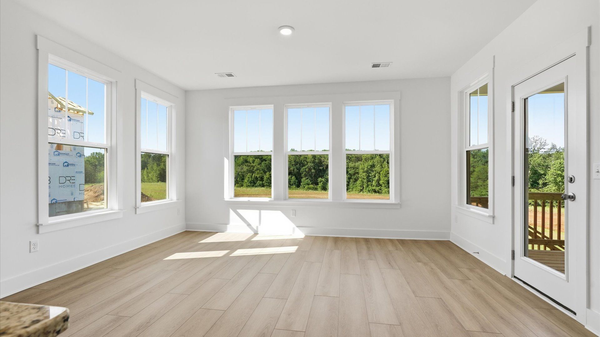 Spacious morning room seamlessly connected to the kitchen for easy entertaining at the Pinebrook community