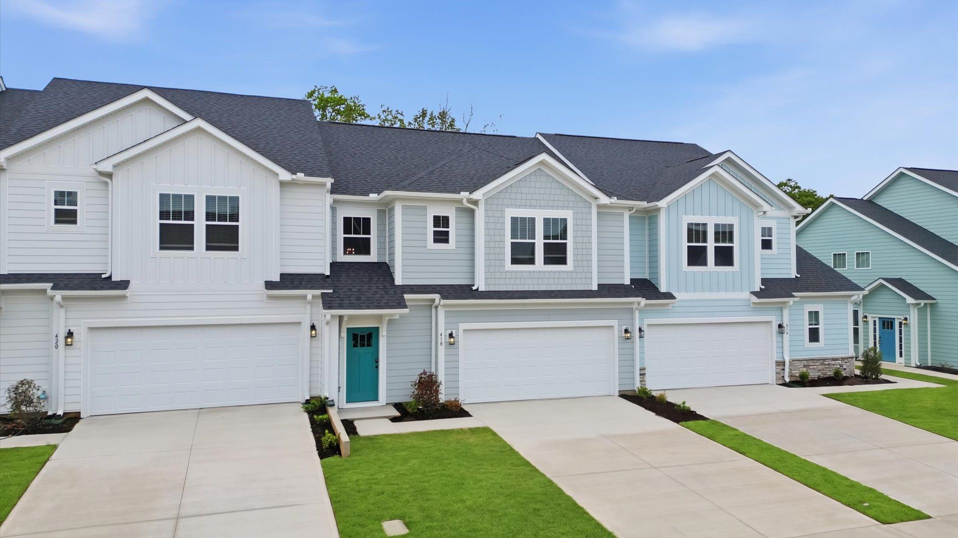 Exclusive DRB Homes exterior with balanced proportions and vibrant curb appeal in Anderson, SC
