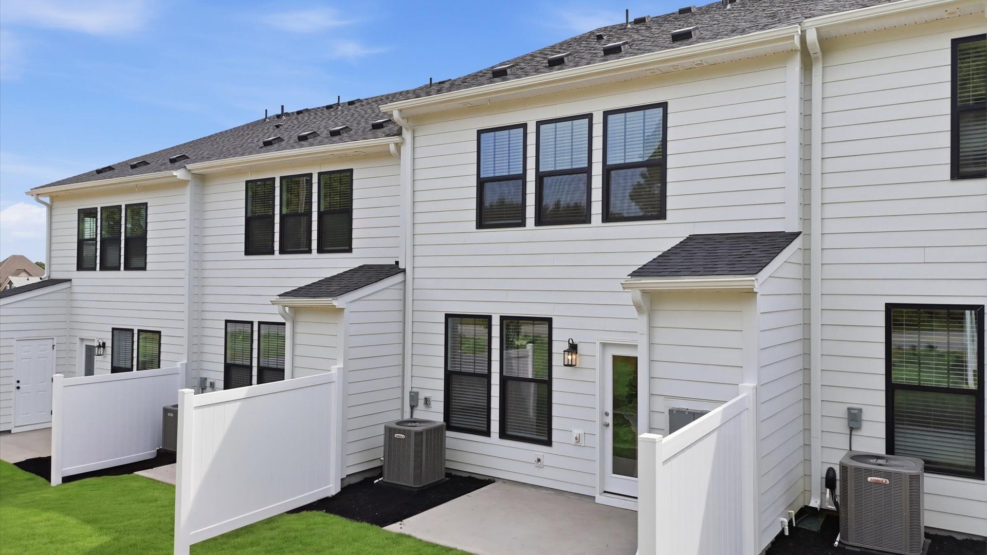 Exceptional outdoor living begins with a private backyard in this thoughtfully designed home at Gresham Station