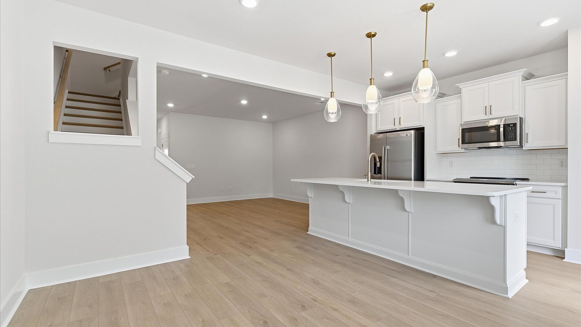 Inviting breakfast area with a seamless connection to the kitchen for everyday living located in Simpsonville, SC