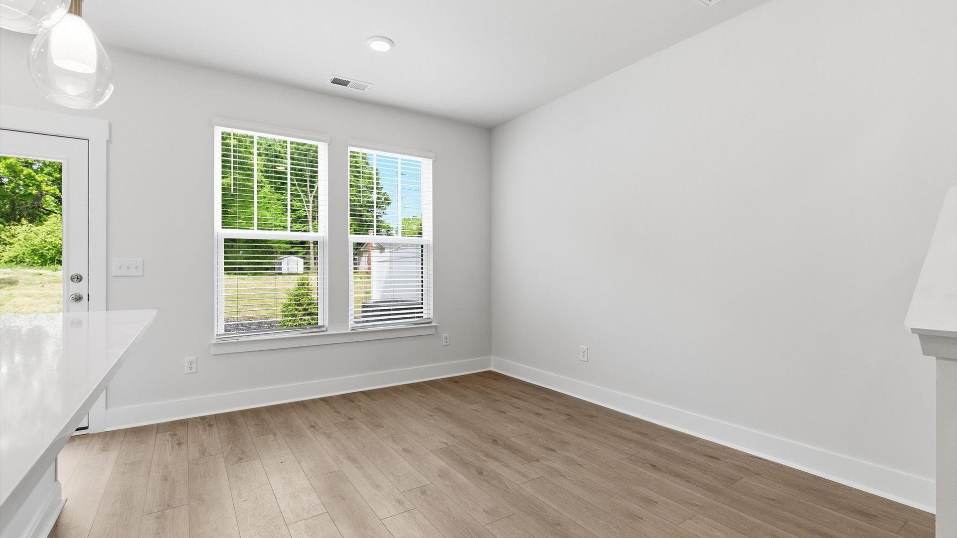 A bright breakfast area designed for casual dining and easy morning routines located near Downtown Simpsonville