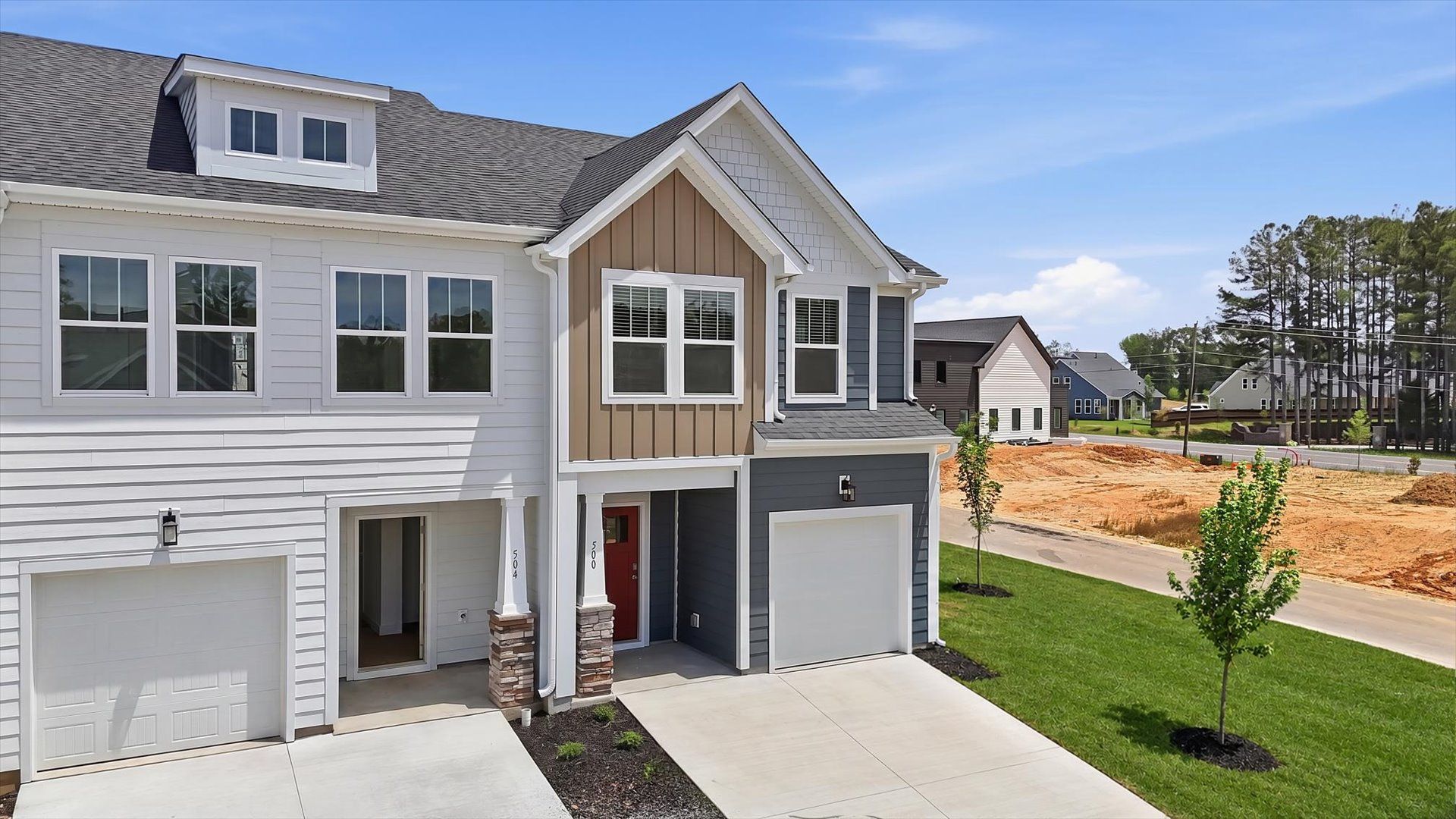 Exceptional home with tasteful exterior finishes and a thoughtfully designed façade in Fountain Inn, SC