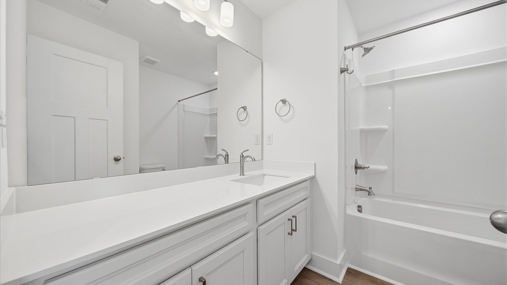 Notable full bathroom offering tasteful details and a bright, functional space in Fountain Inn, SC