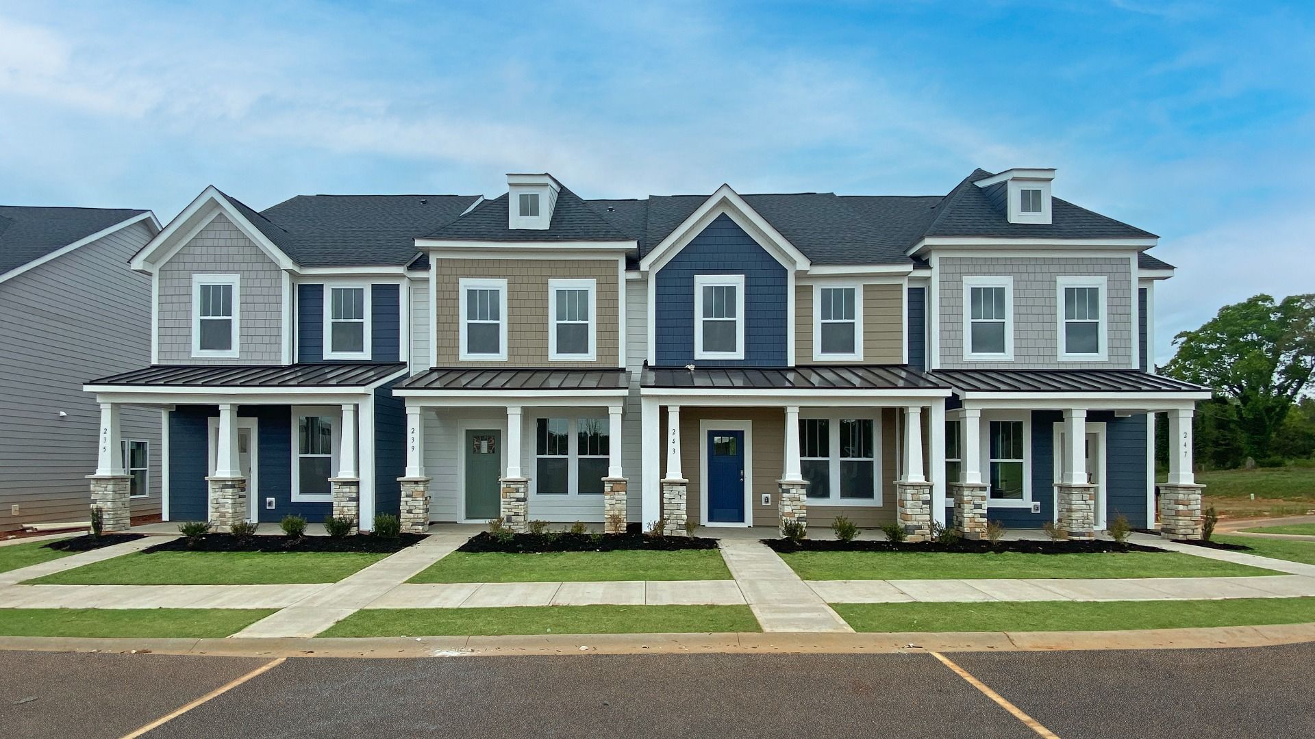 Stylish front elevation of The Churchill Design by DRB Homes