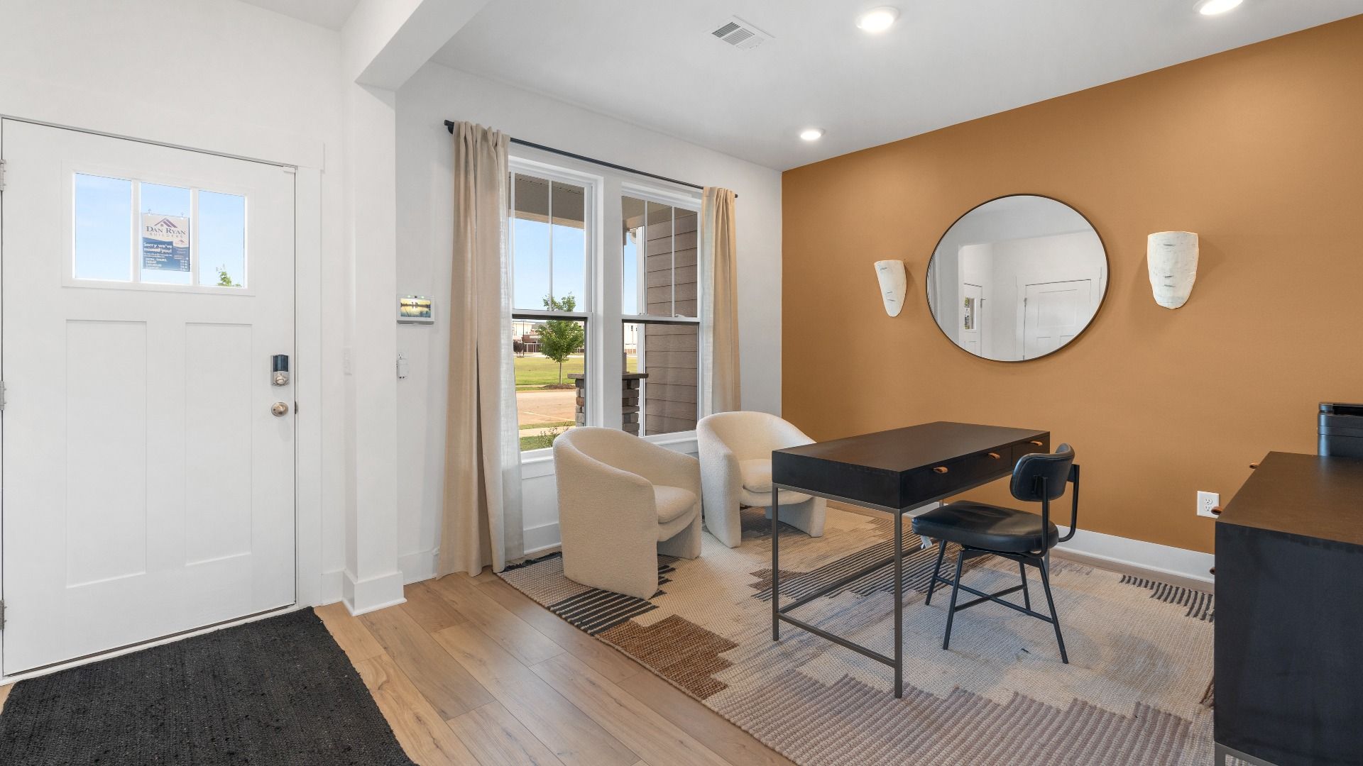 Spacious flex room with accomplished design and eye-catching details throughout at the new Clarke Townes community