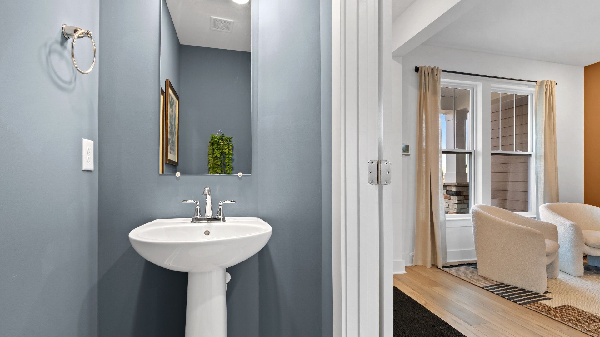 Powder Room of The Churchill Design by DRB Homes