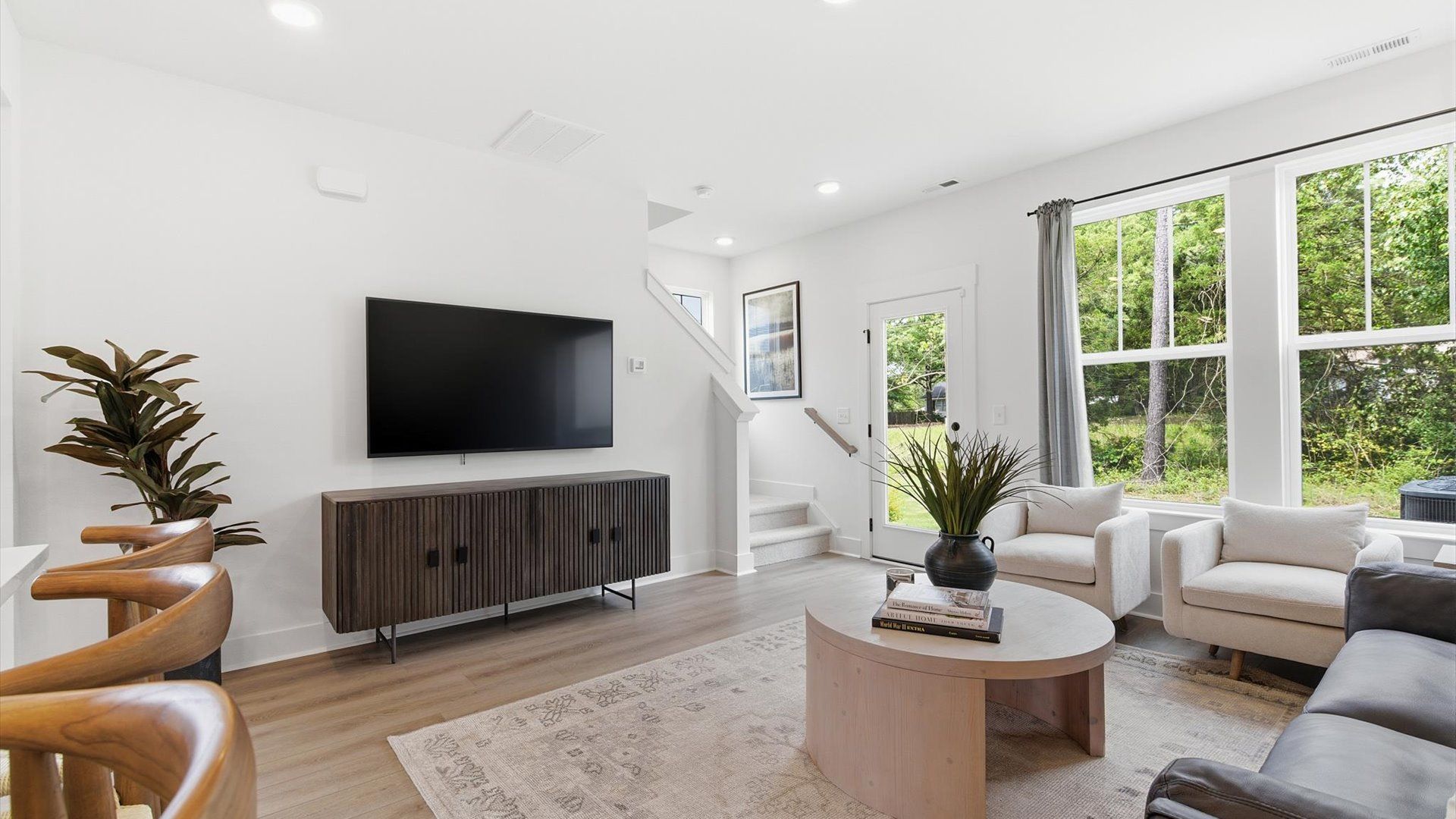 Highly functional family room with established charm and current styling in a reputable community in Anderson, SC