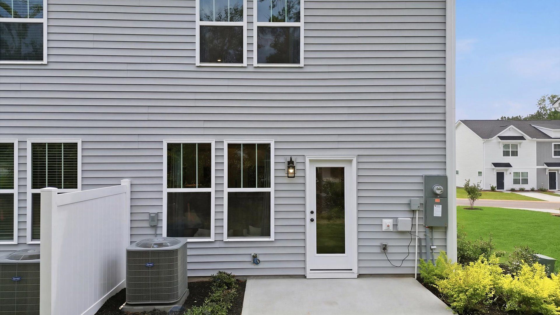 Exclusive backyard with accomplished detail and elevated outdoor living potential at Clarke Townes