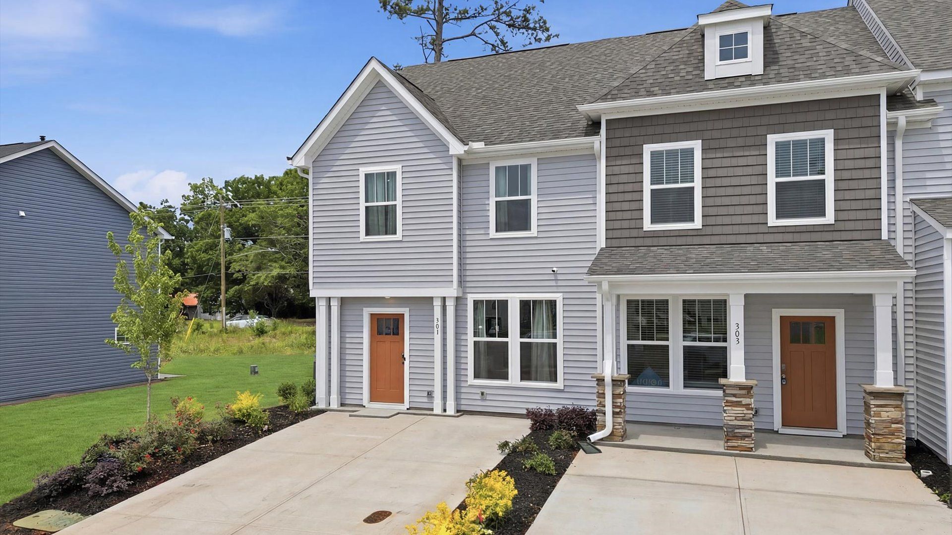 Churchill Design with tasteful exterior finishes and a thoughtfully designed façade located in Anderson, SC
