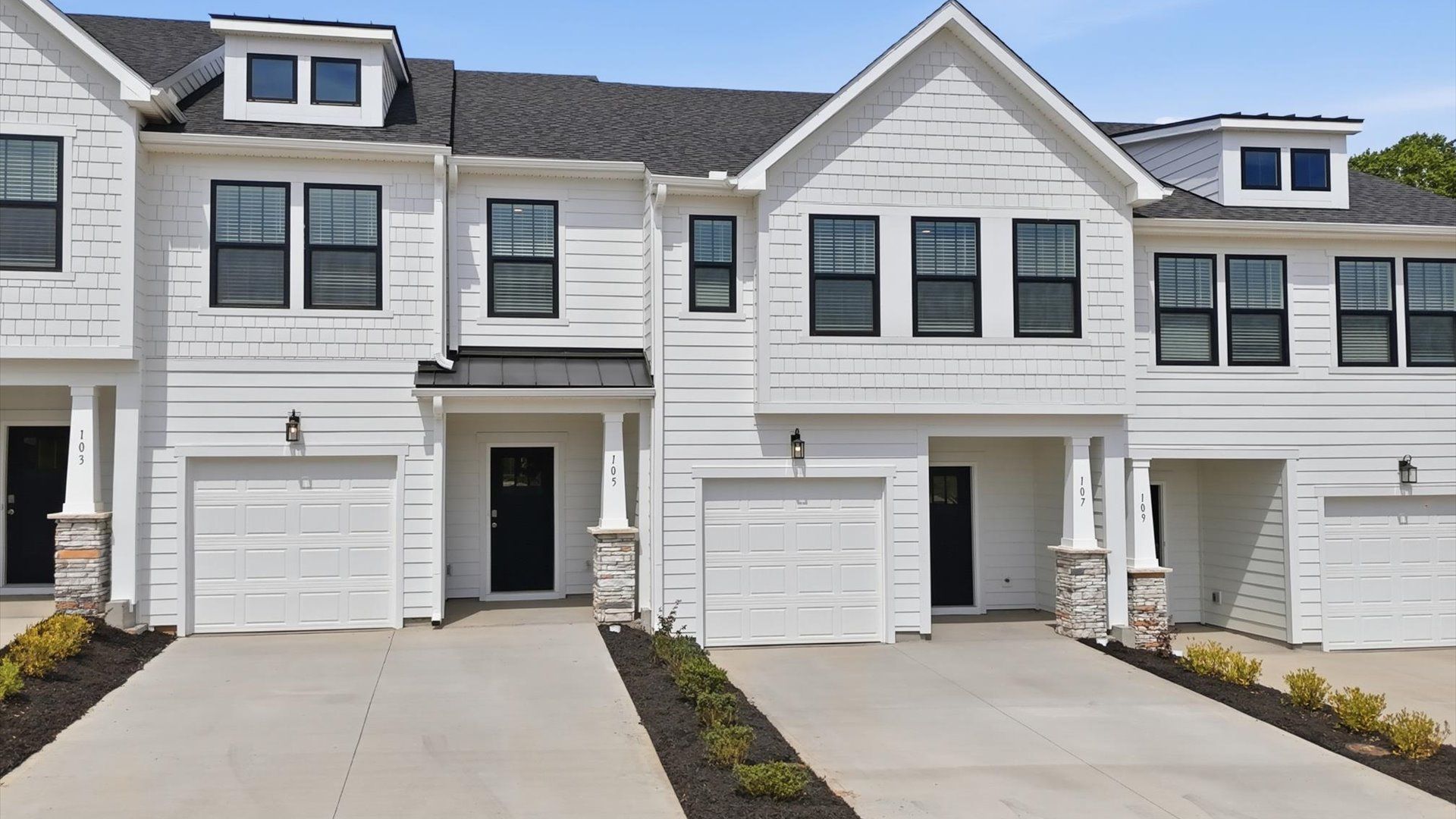 Exclusive DRB Homes exterior with balanced proportions and vibrant curb appeal near Downtown Simpsonville
