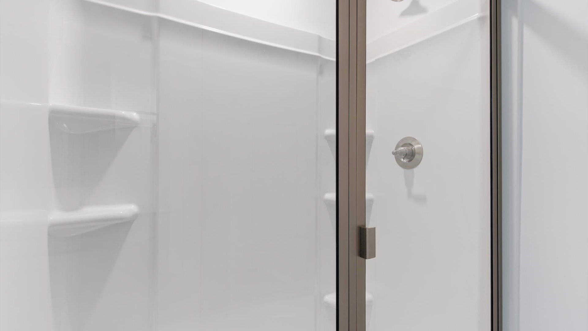 Superior en-suite primary bathroom with a stylish walk-in shower—crafted with high standards in mind in Simpsonville, SC