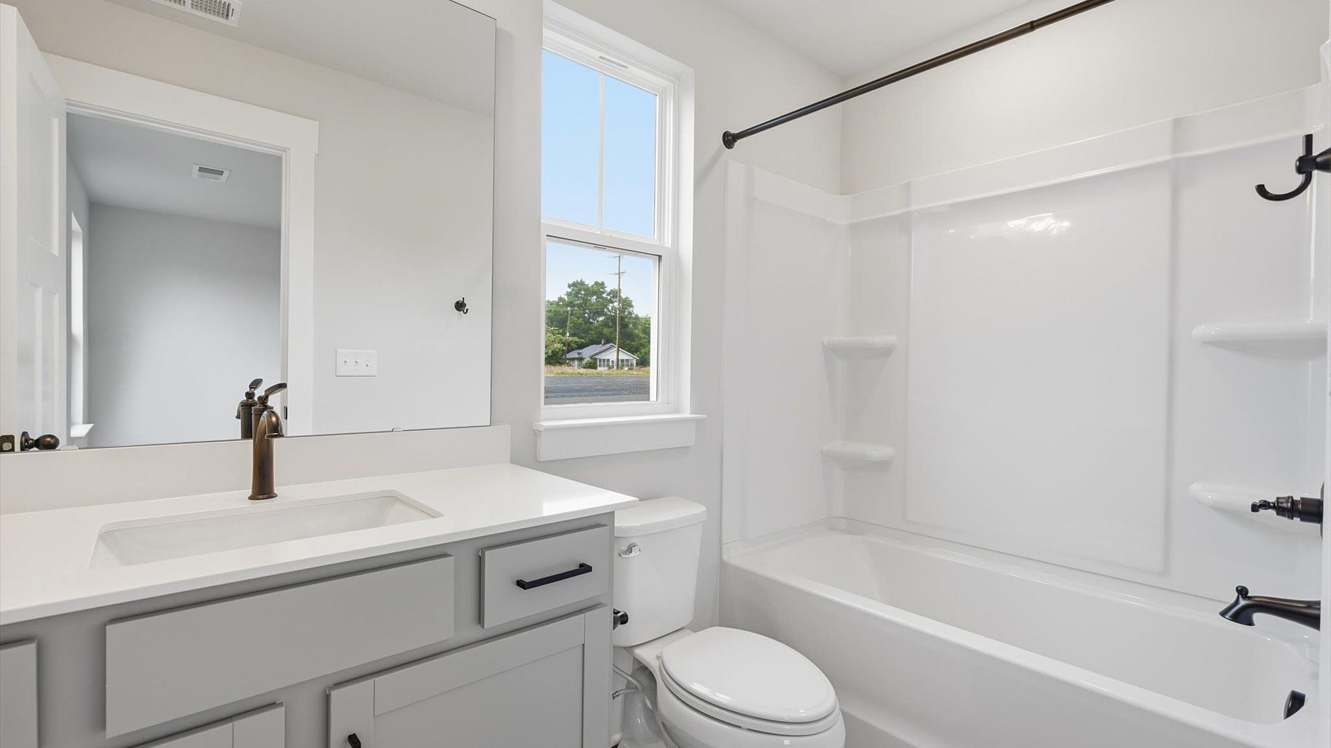 Notable full bathroom offering tasteful details and a bright, functional space in Piedmont, SC