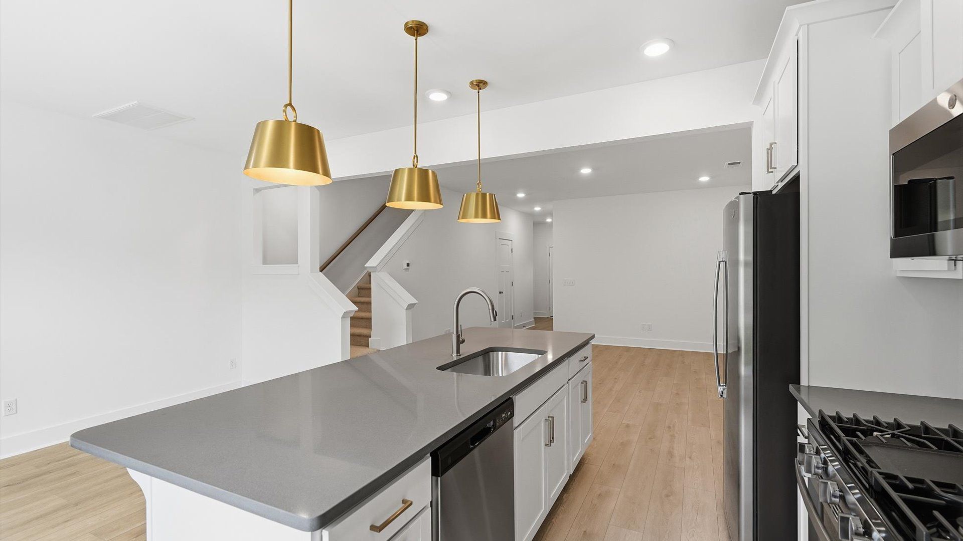 Stunning kitchen centerpiece designed to elevate both entertaining and everyday living by DRB Homes