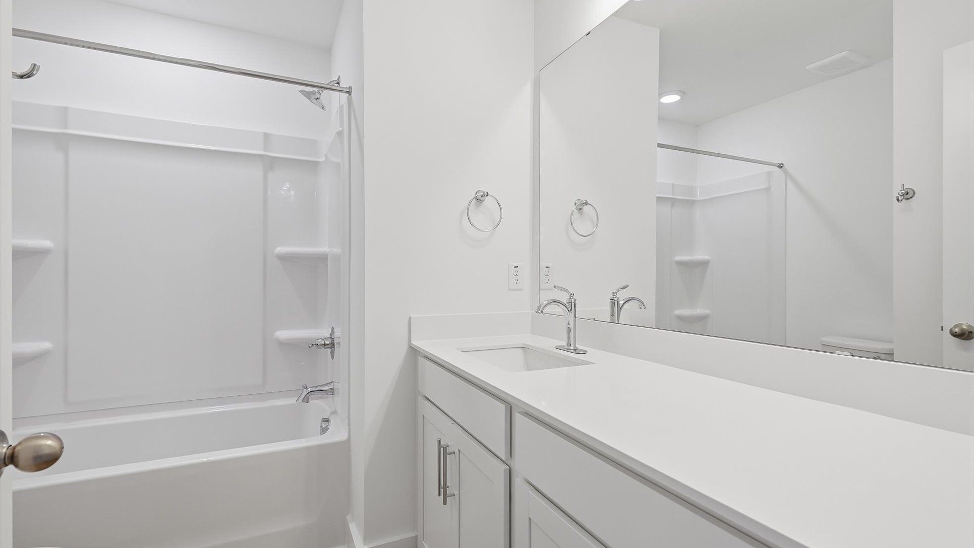 Accomplished full bath designed with both comfort and sophistication in mind near Downtown Greenville