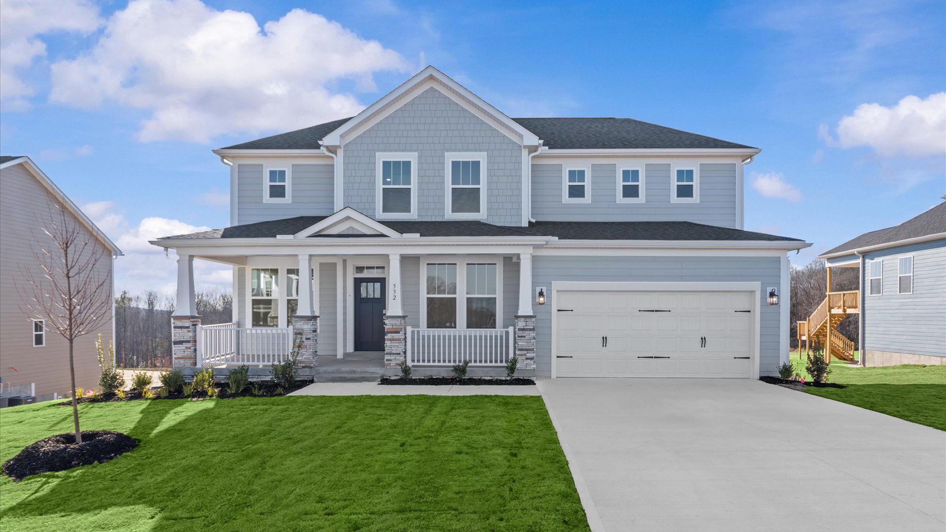 Highly desirable exterior with refined craftsmanship in a reputable neighborhood