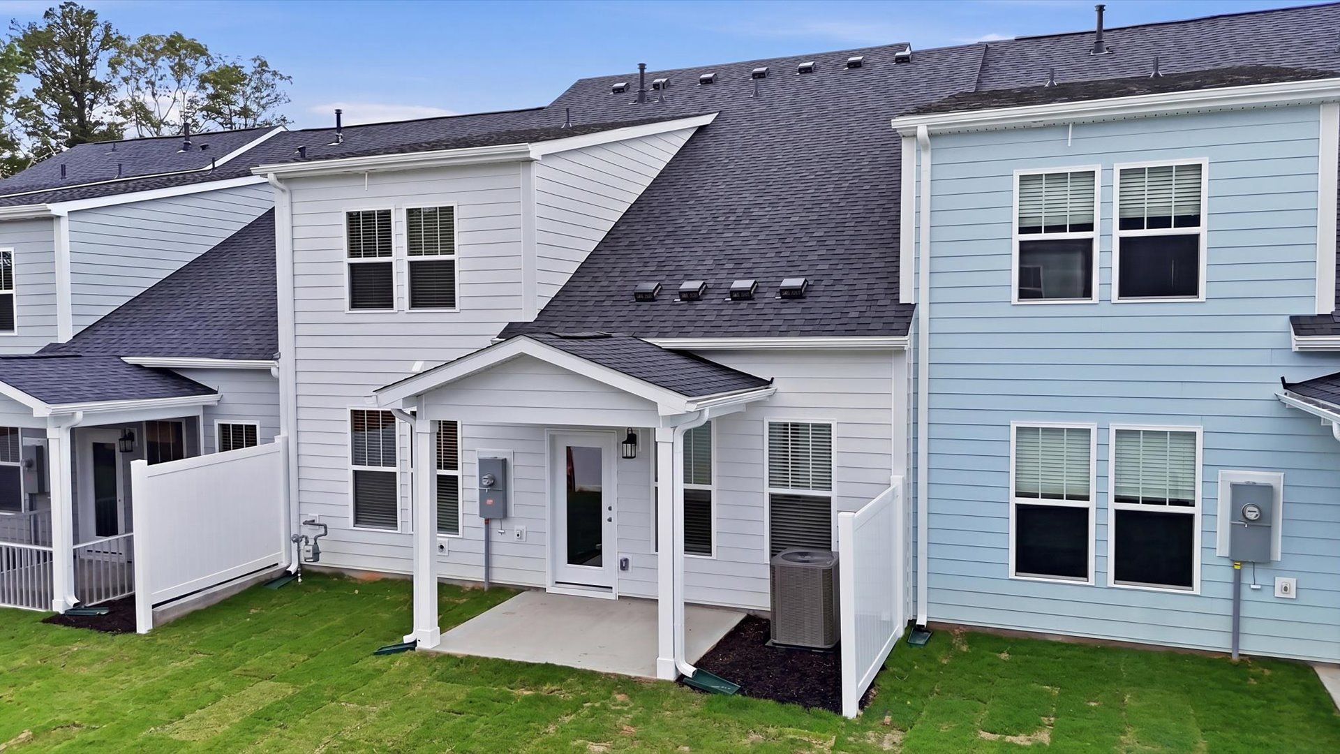 Exclusive rear covered porch with accomplished detail and elevated outdoor living potential near Lake Hartwell