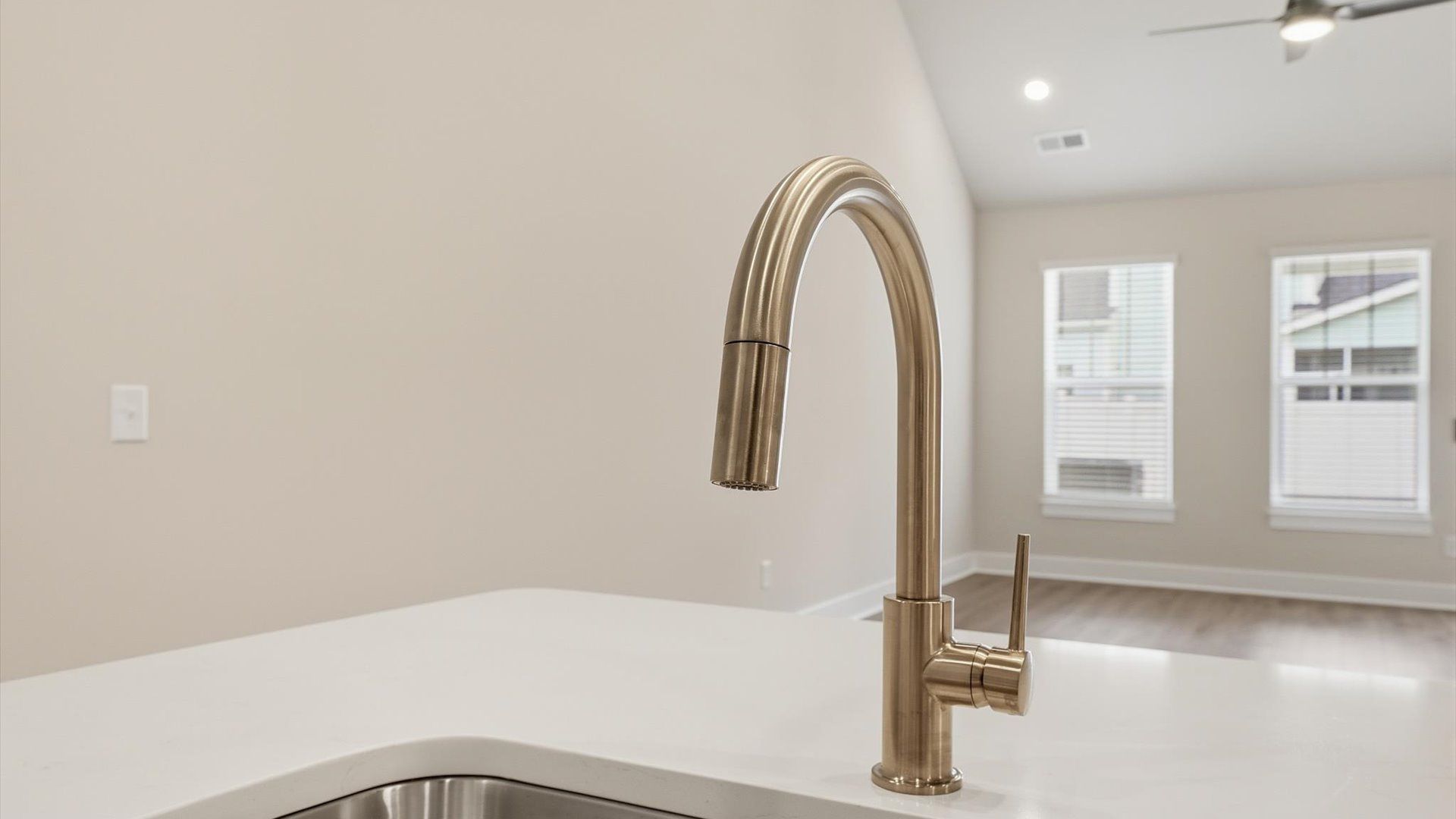 Beautifully appointed kitchen with spacious counters and sophisticated detailing in Anderson, SC