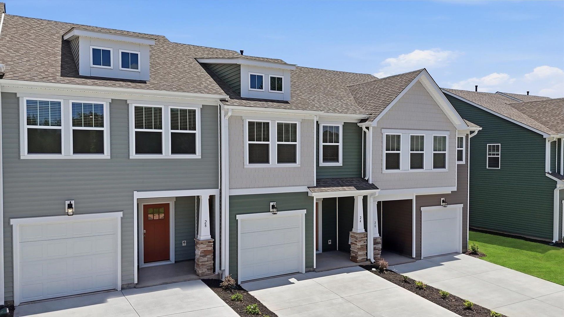 Stylish front elevation with accomplished design and high standards throughout by DRB Homes