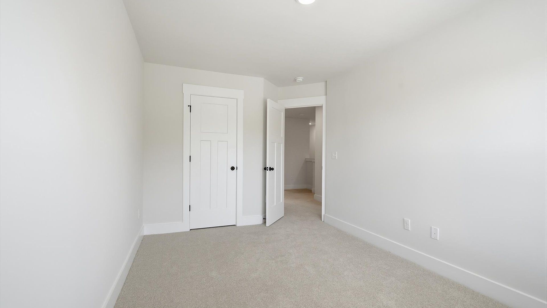 First-rate secondary bedroom with a spacious walk-in closet and elegant carpeted flooring in Greenville, SC