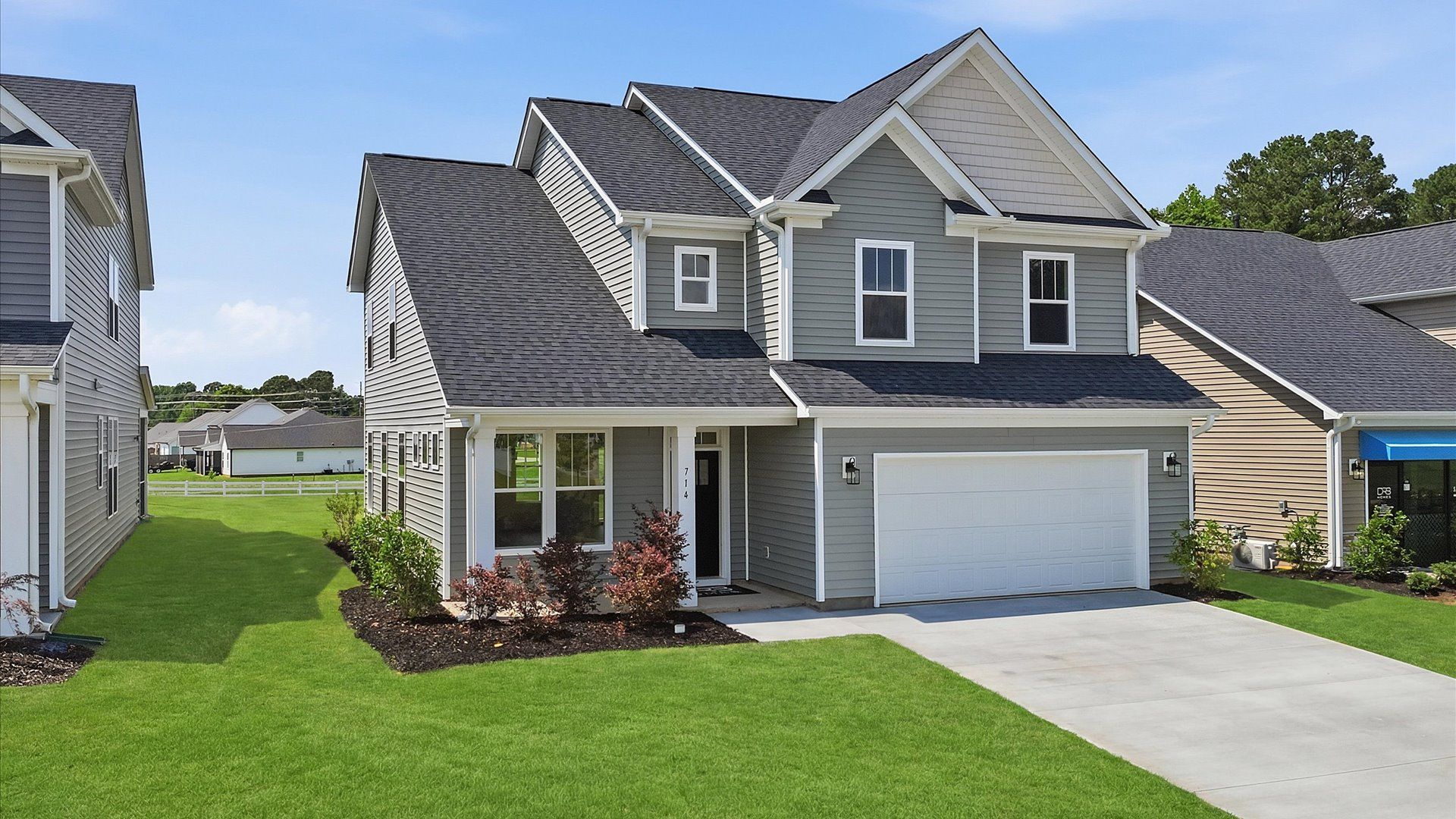 Stylish front elevation with accomplished design and high standards throughout by DRB Homes