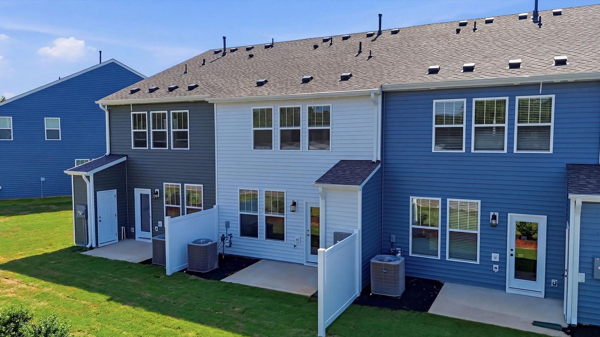 Exclusive and private backyard with accomplished detail and elevated outdoor living potential at Saluda Crossing
