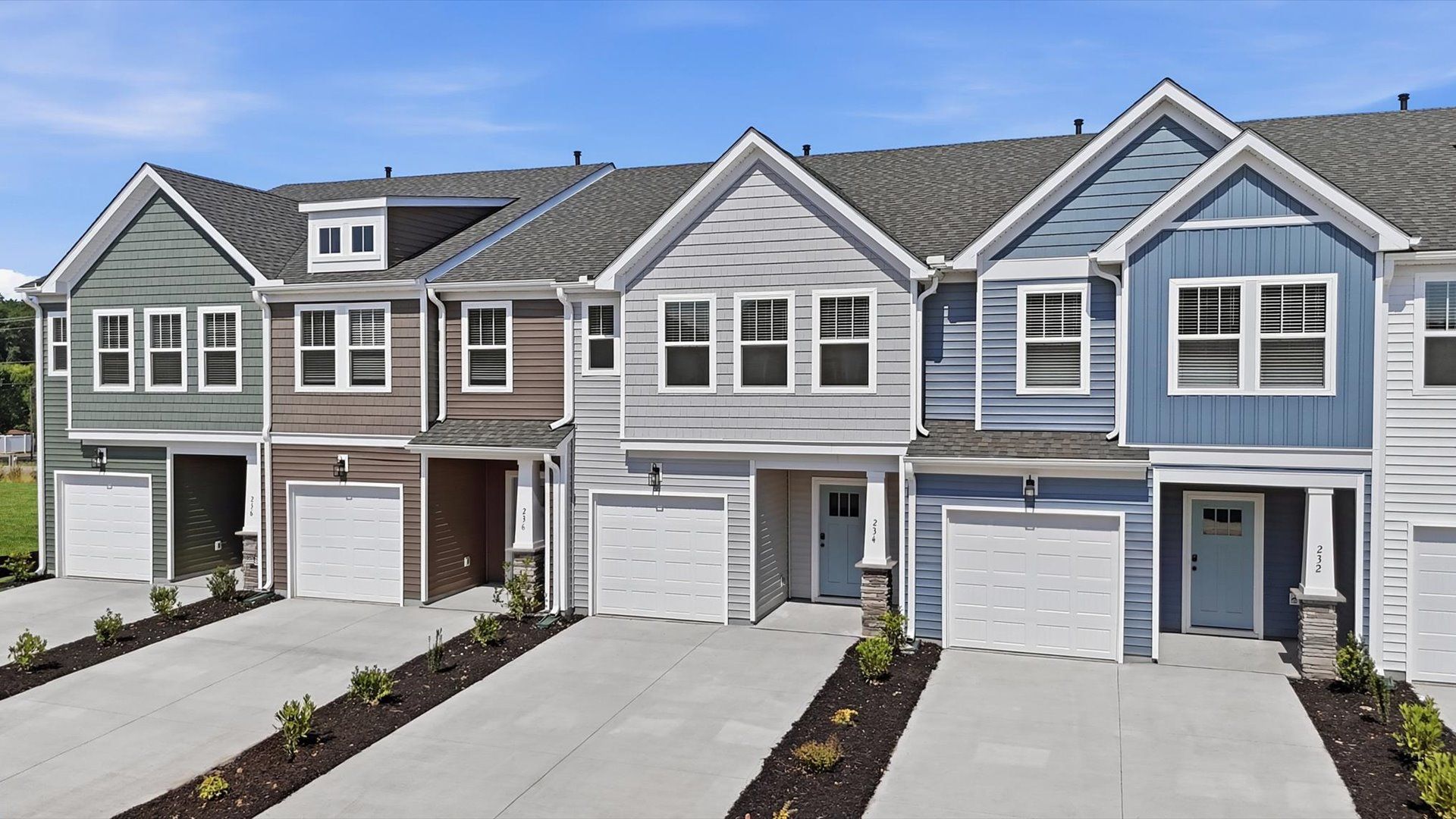 Exclusive DRB Homes exterior with balanced proportions and vibrant curb appeal in Piedmont, SC