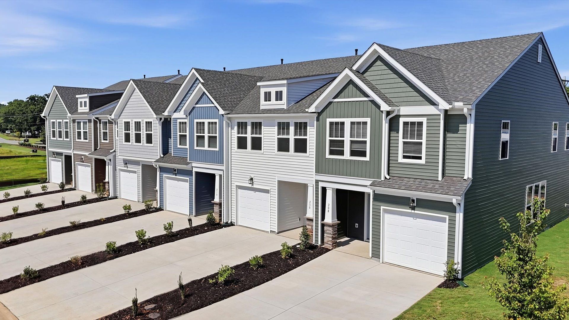 Functional design and eye-catching details in this accomplished villa at Saluda Crossing